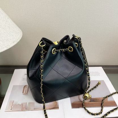 New drawstring bucket bag