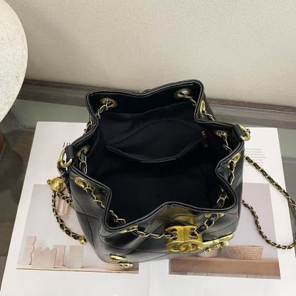 New drawstring bucket bag