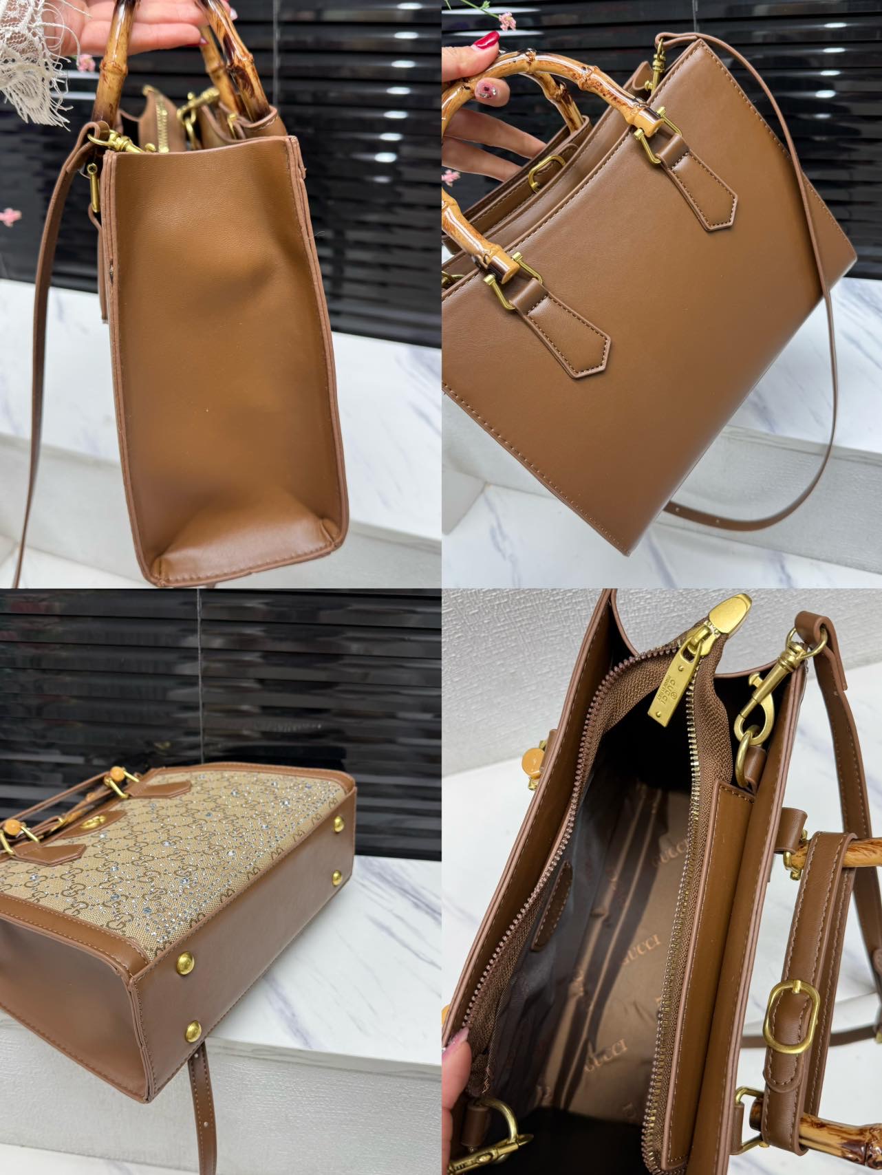 Light luxury large-capacity handbag