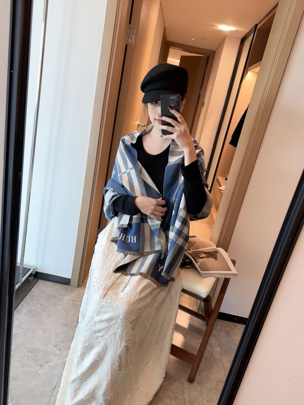 Luxurious cashmere scarf