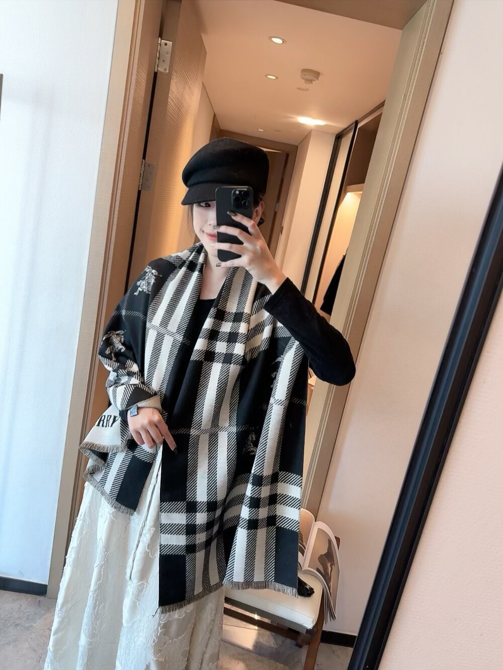 Luxurious cashmere scarf