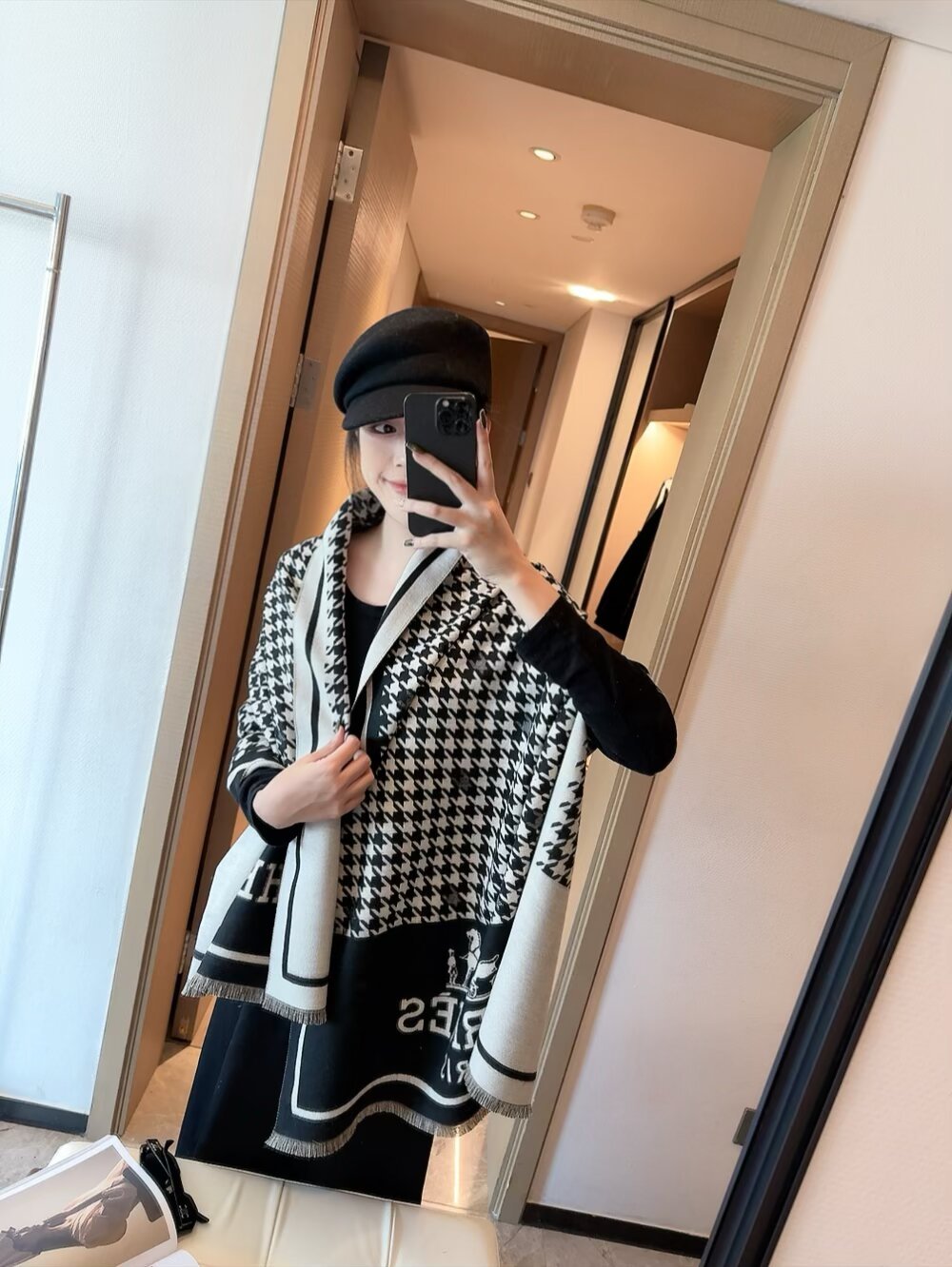 High-end cashmere shawl