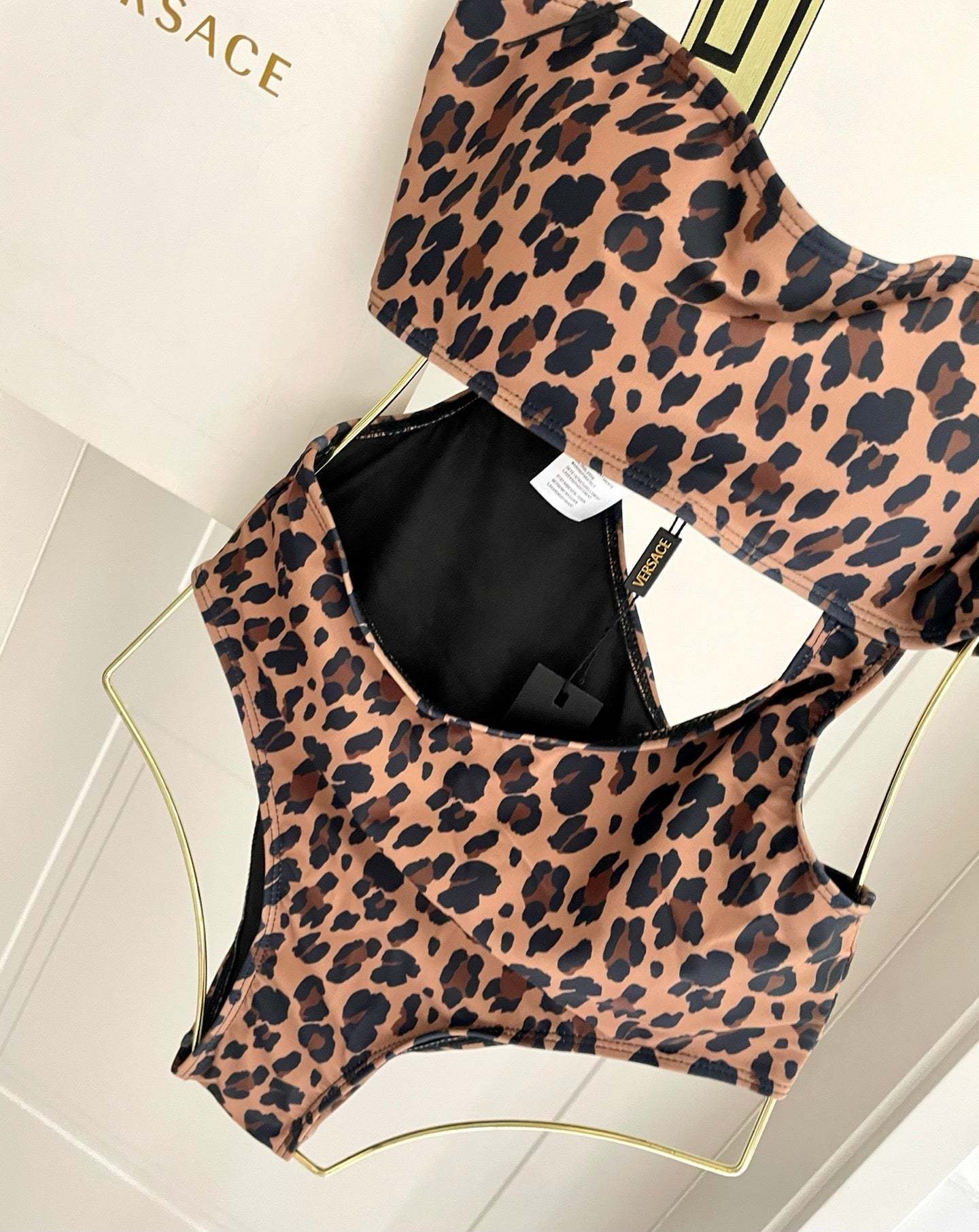 New leopard print swimsuit