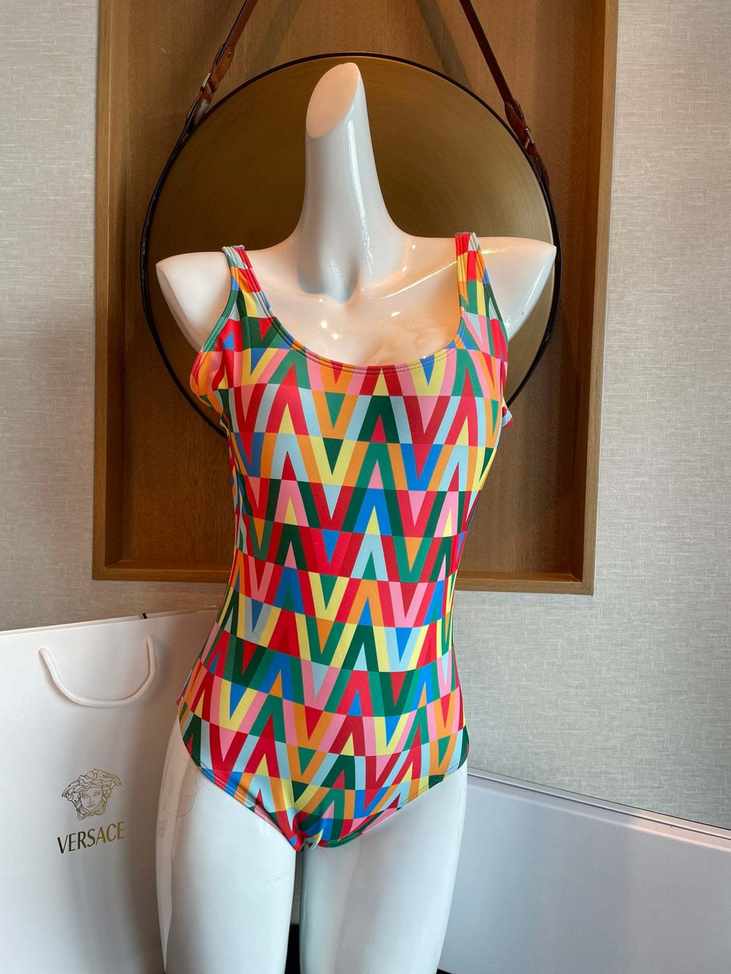 New colorful one-piece swimsuit