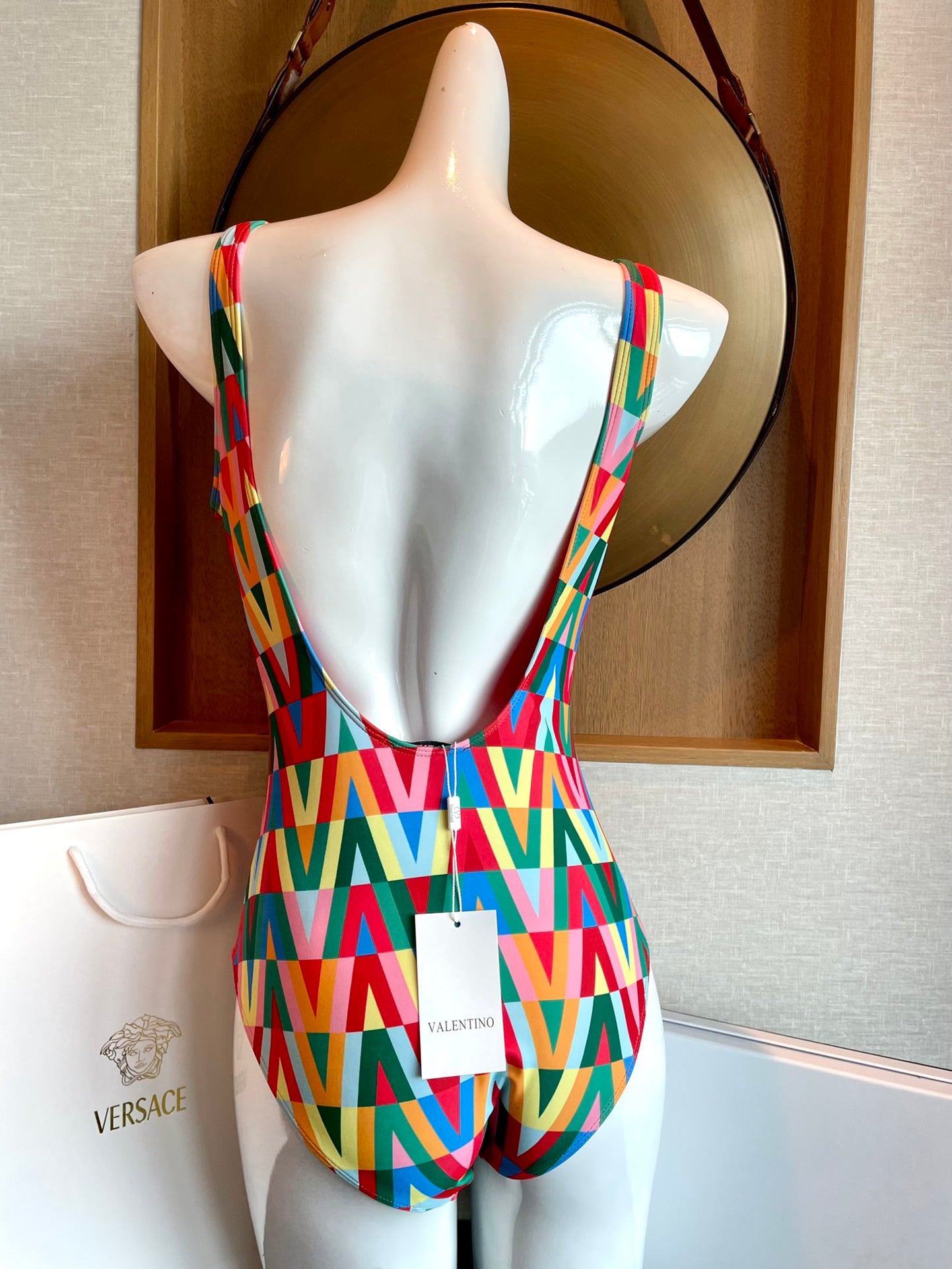 New colorful one-piece swimsuit