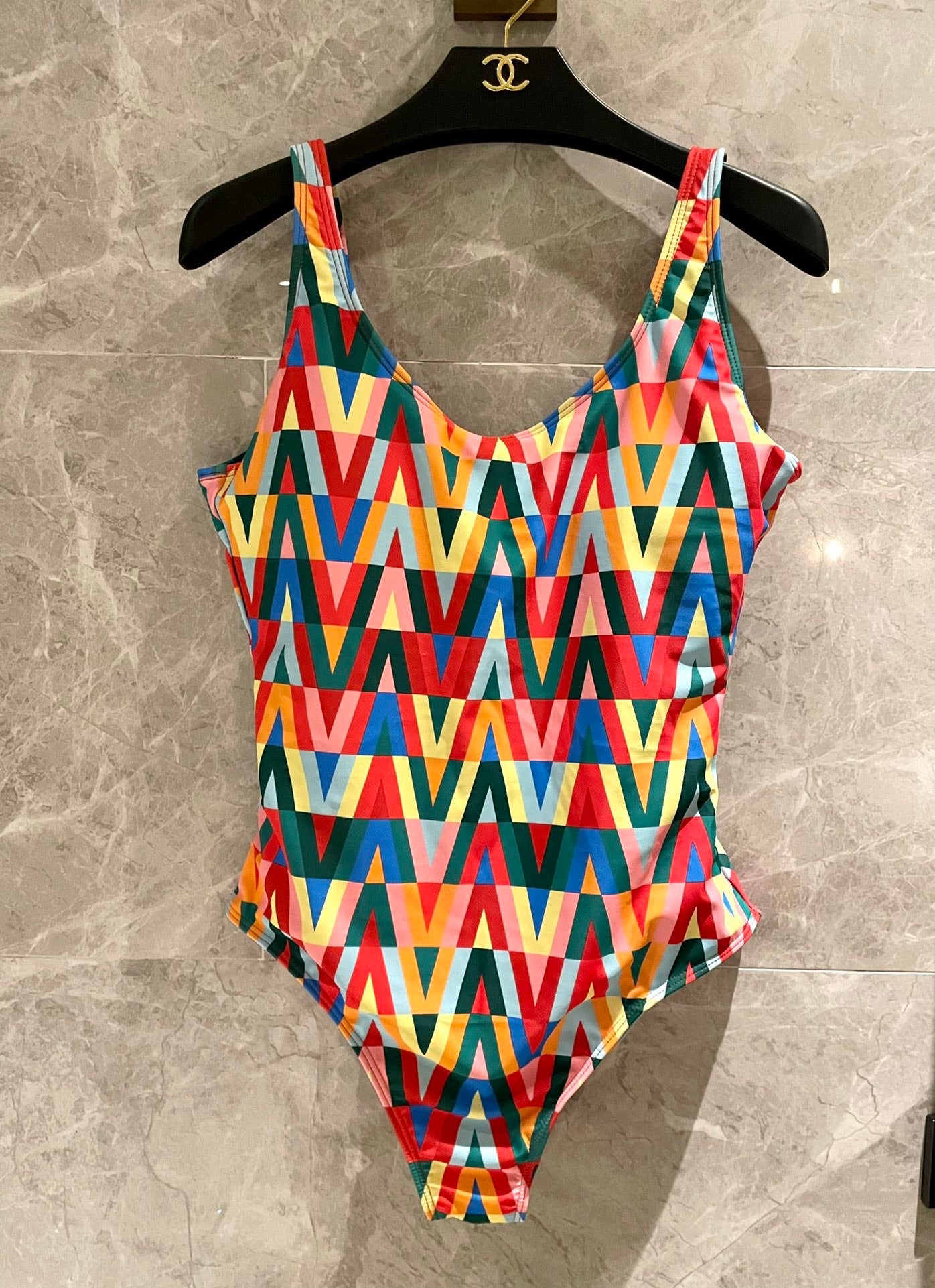 New colorful one-piece swimsuit