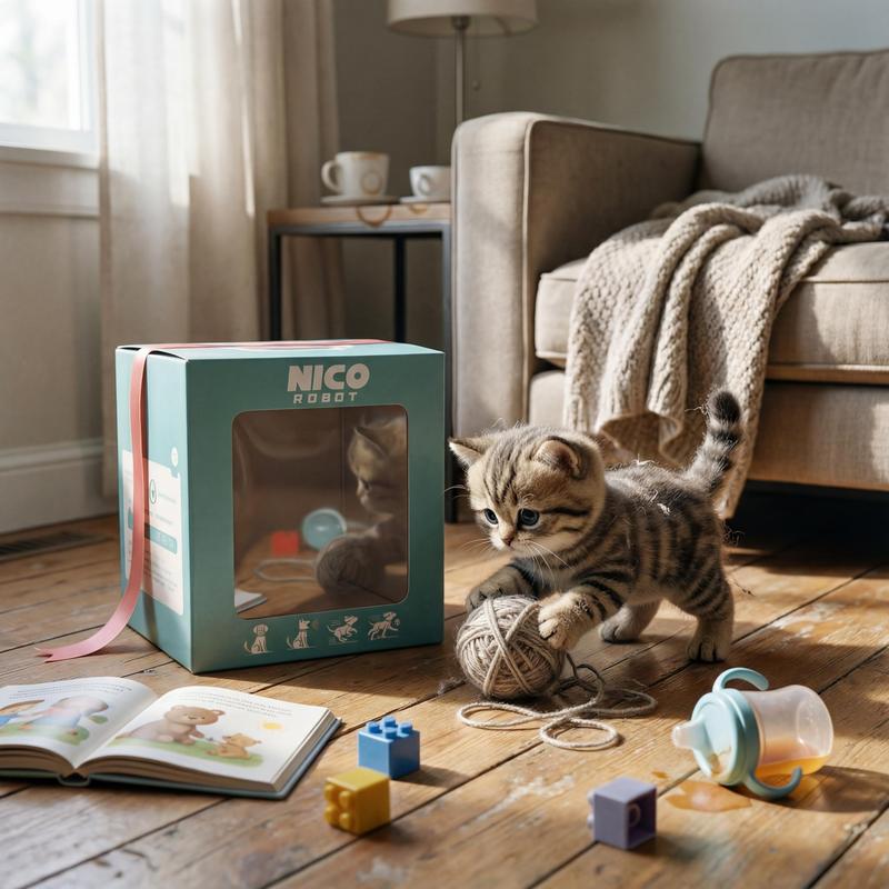 SmartPaws™ Interactive Robot Kitten Plush