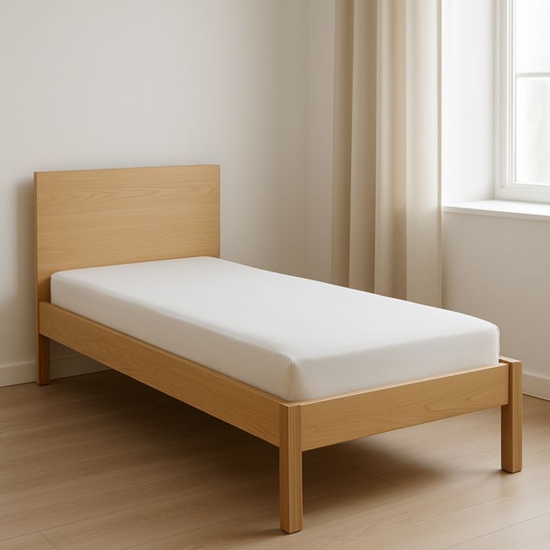 Letto Singolo in Legno Naturale