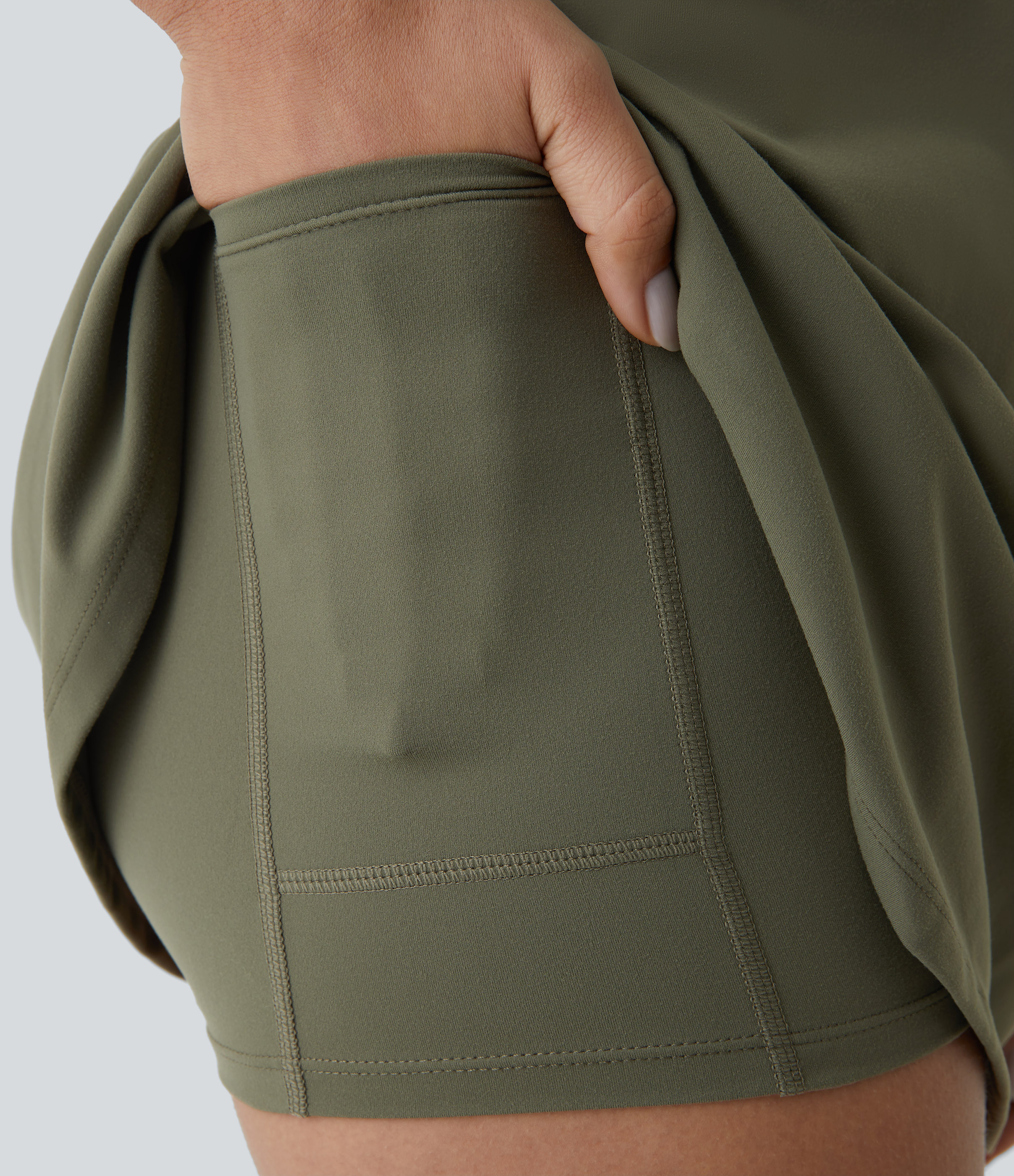 Plush 2-in-1 Pocket Mini Active Dress-D/DD/DDD/F Cups