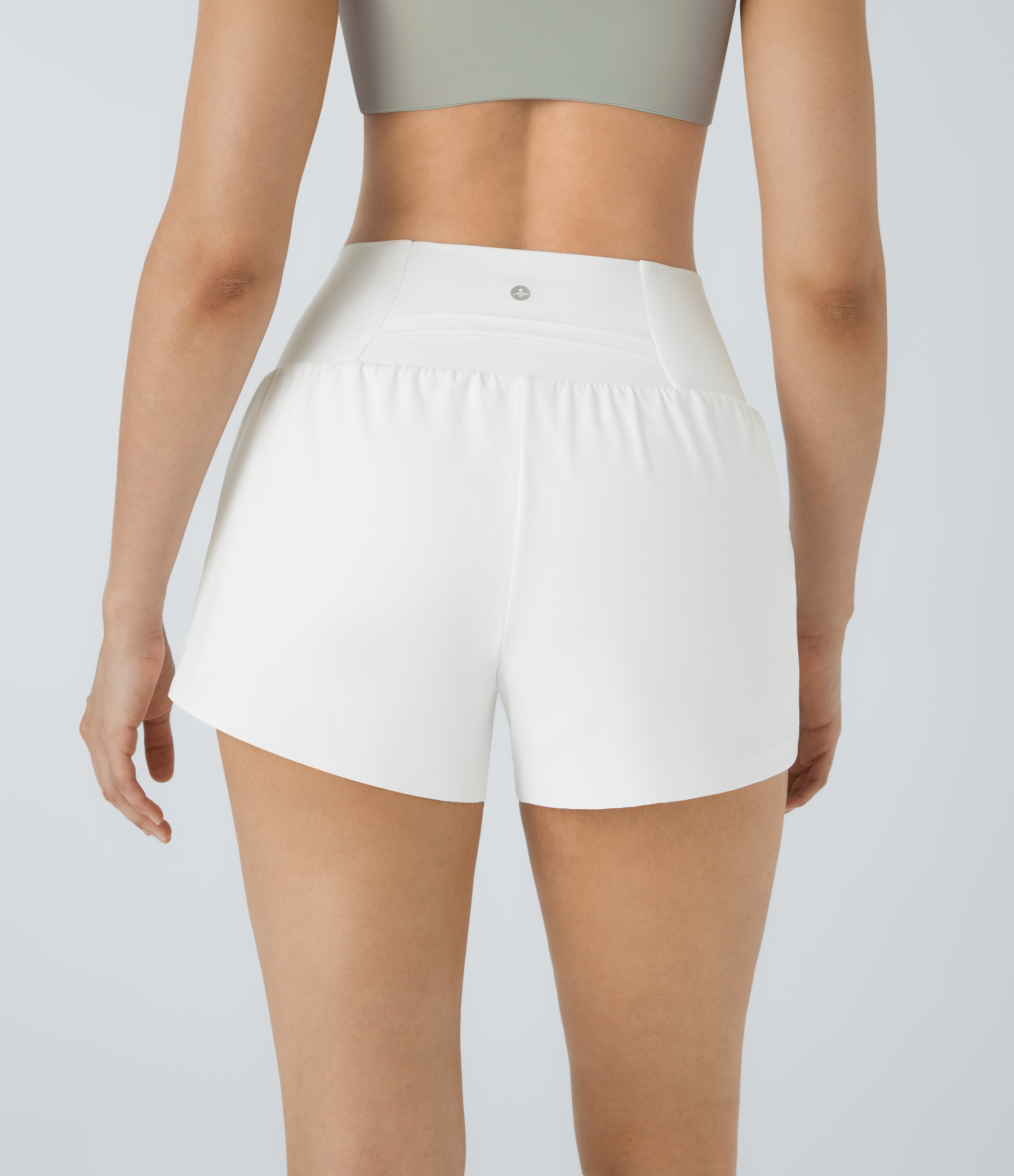 Airy Super High Waisted Cool Touch Yoga Shorts with Pockets