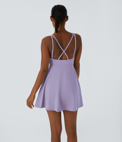 Plush 2-Piece Pocket Dance Active Dress