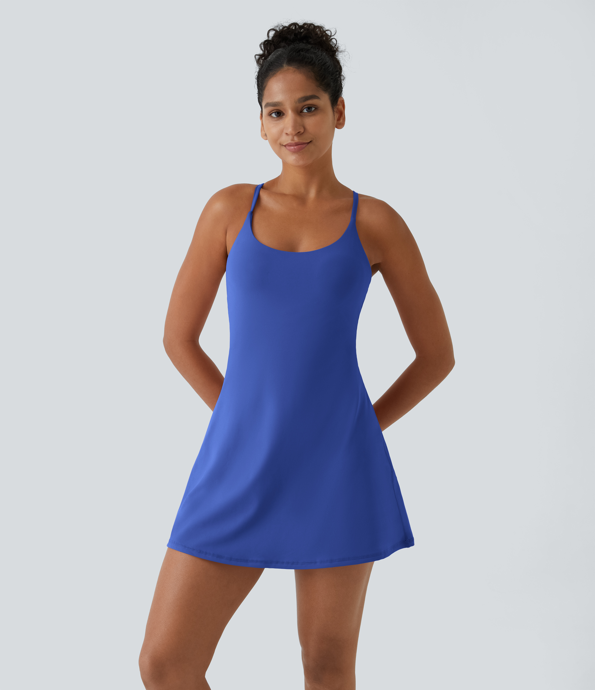 Plush Backless Active Dress-Easy Peezy Edition