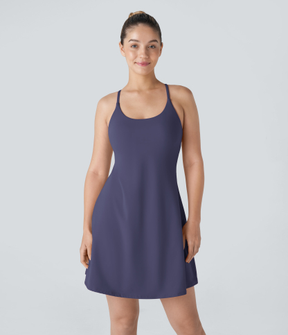Plush Backless Active Dress-Longer Length-Easy Peezy Edition