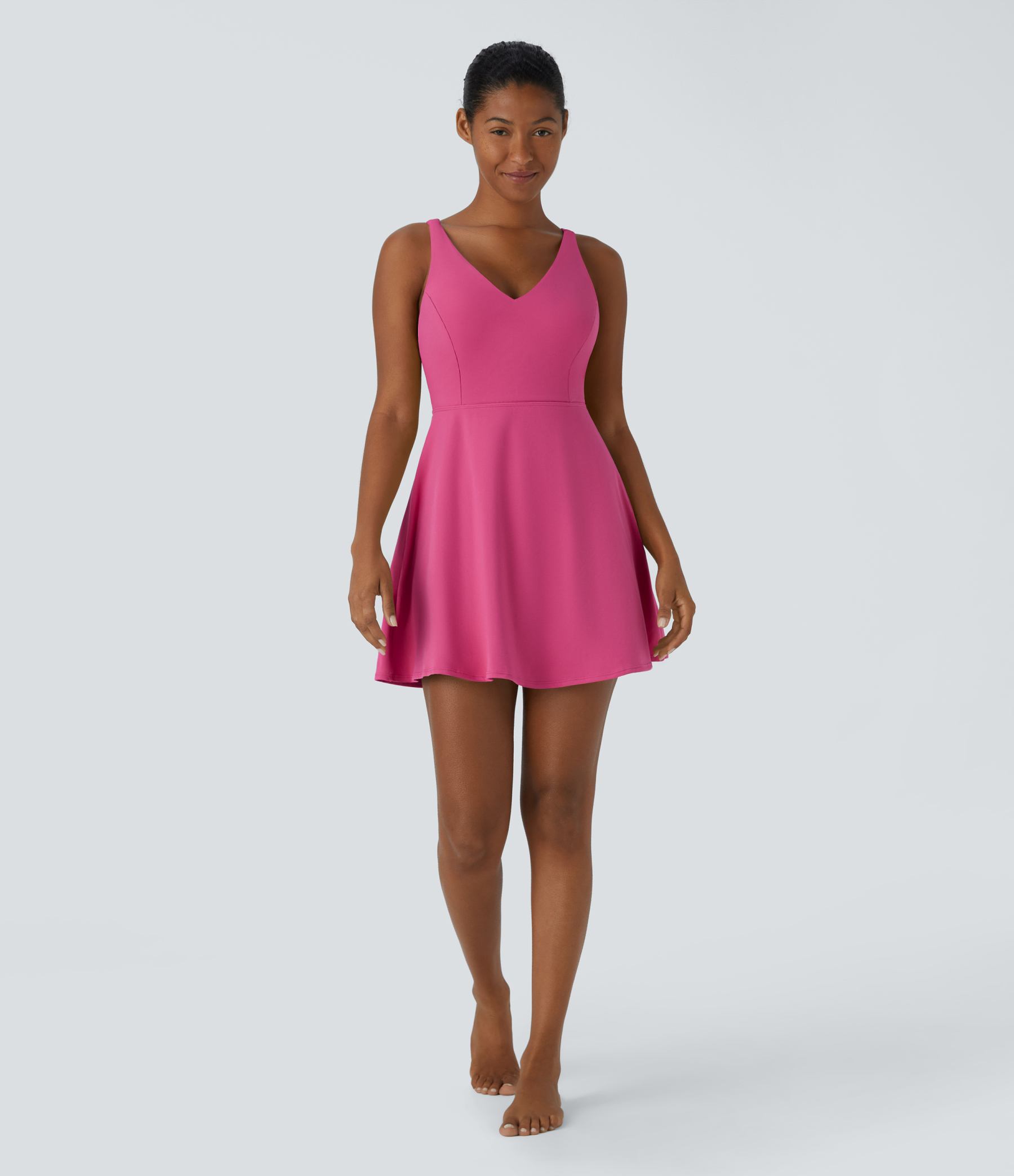 Plush 2-Piece Pocket Dance Active Dress