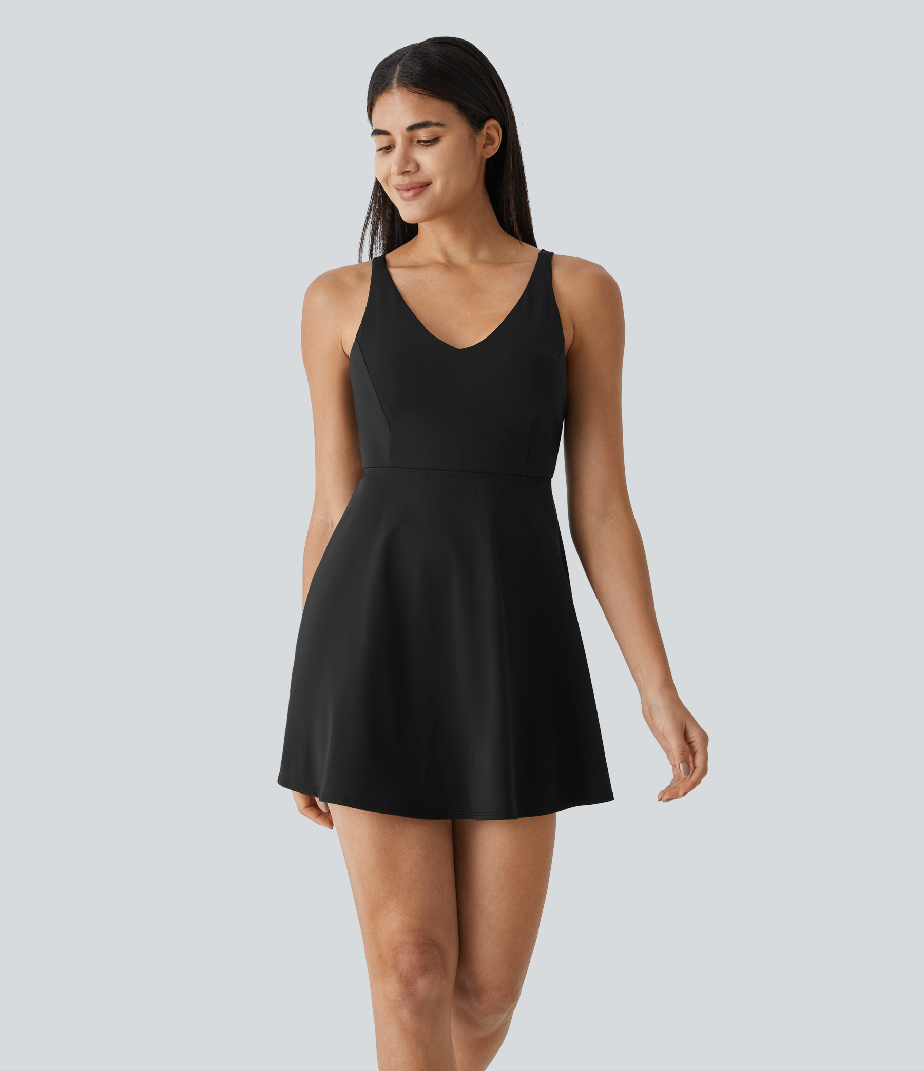 Plush 2-Piece Pocket Dance Active Dress