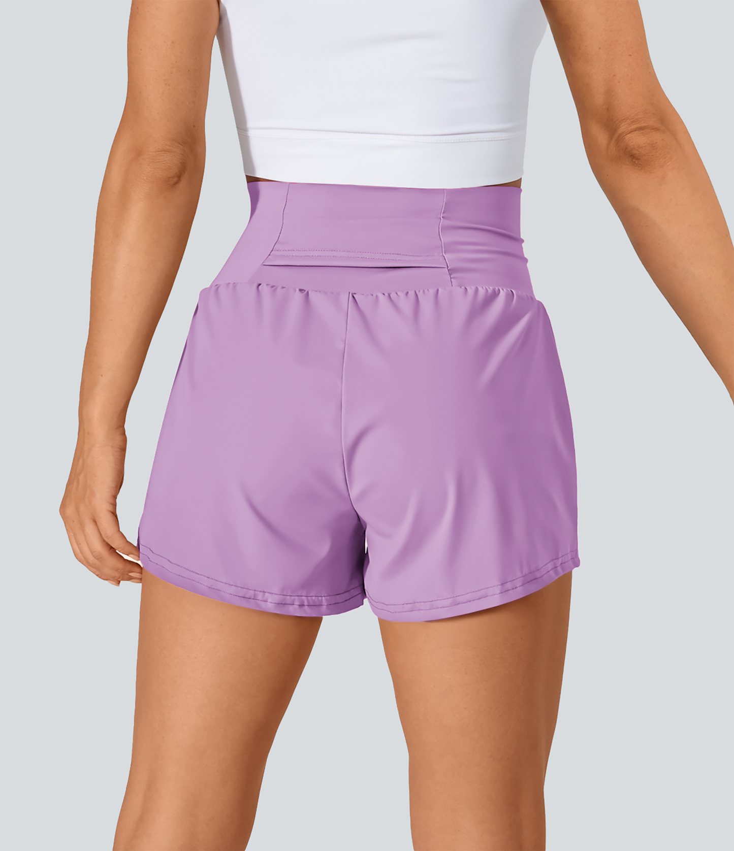 Airy Super High Waisted Cool Touch Yoga Shorts with Pockets