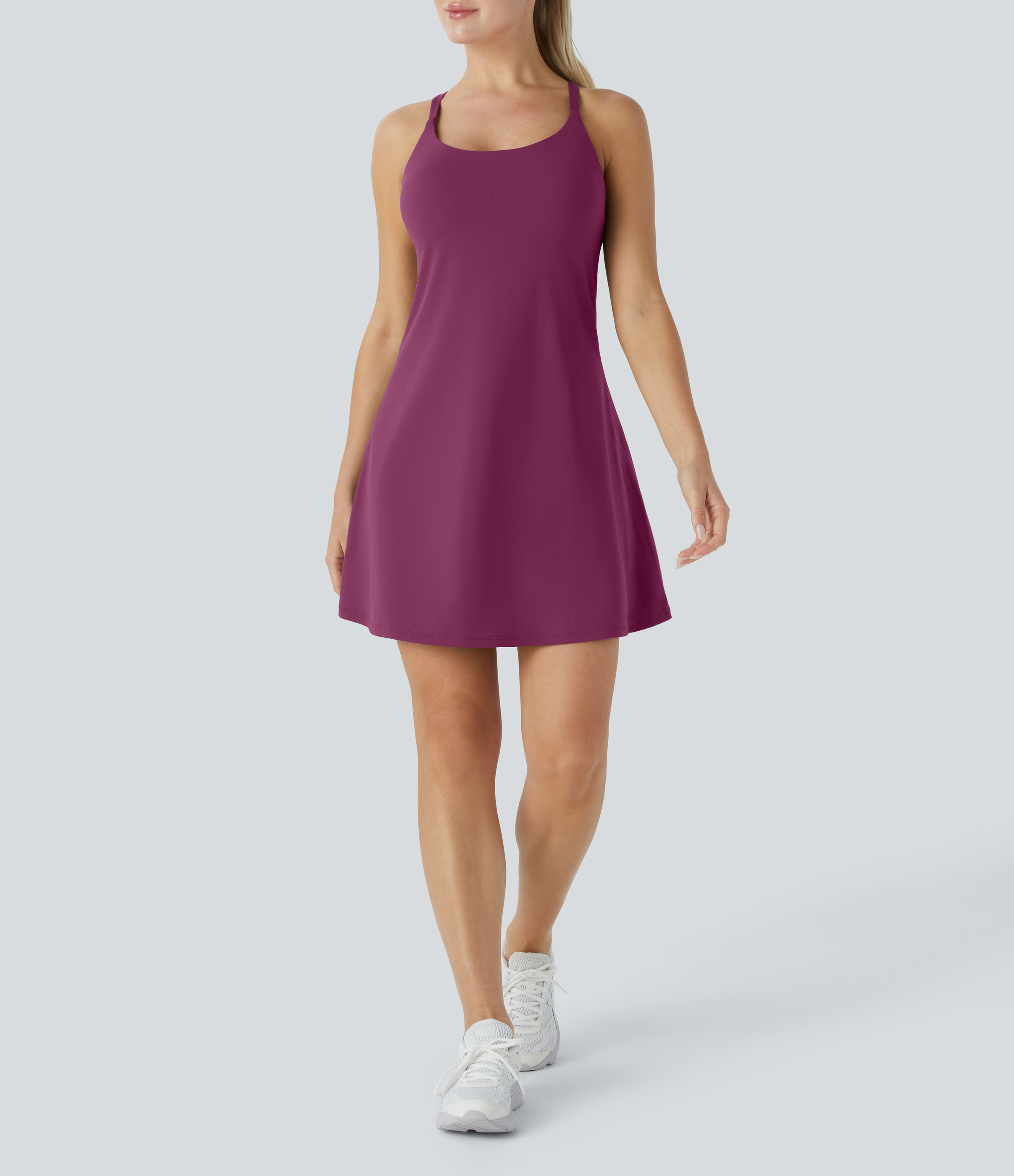 Plush 2-in-1 Pocket Mini Active Dress-D/DD/DDD/F Cups