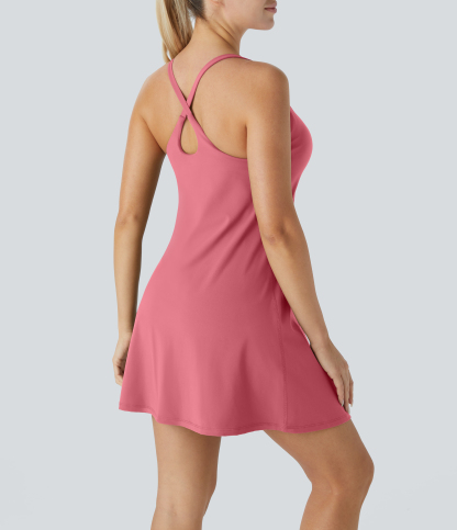 Plush 2-in-1 Pocket Mini Active Dress-D/DD/DDD/F Cups