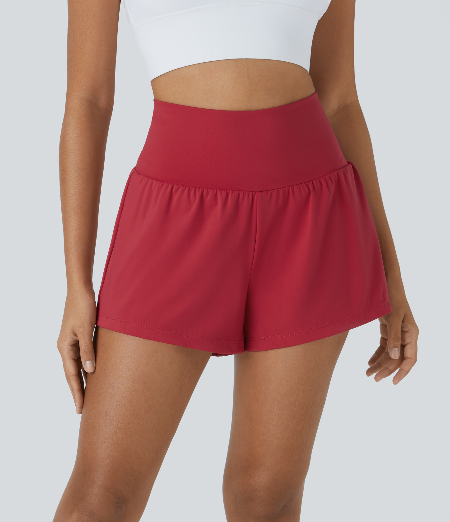 SoftlyZero™ Airy Super High Waisted Cool Touch Yoga Shorts with Pocket