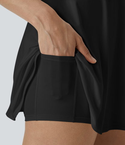 Plush 2-Piece Pocket Dance Active Dress