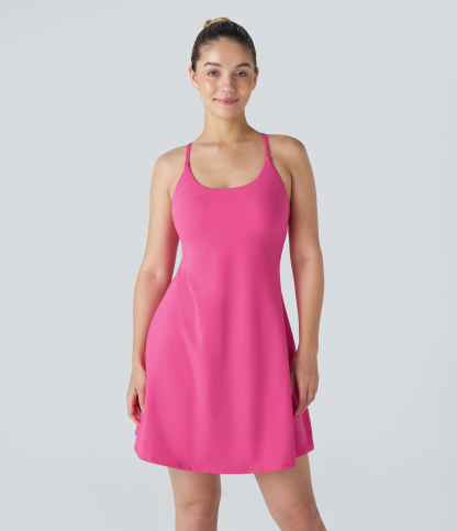 Plush Backless Active Dress-Longer Length-Easy Peezy Edition