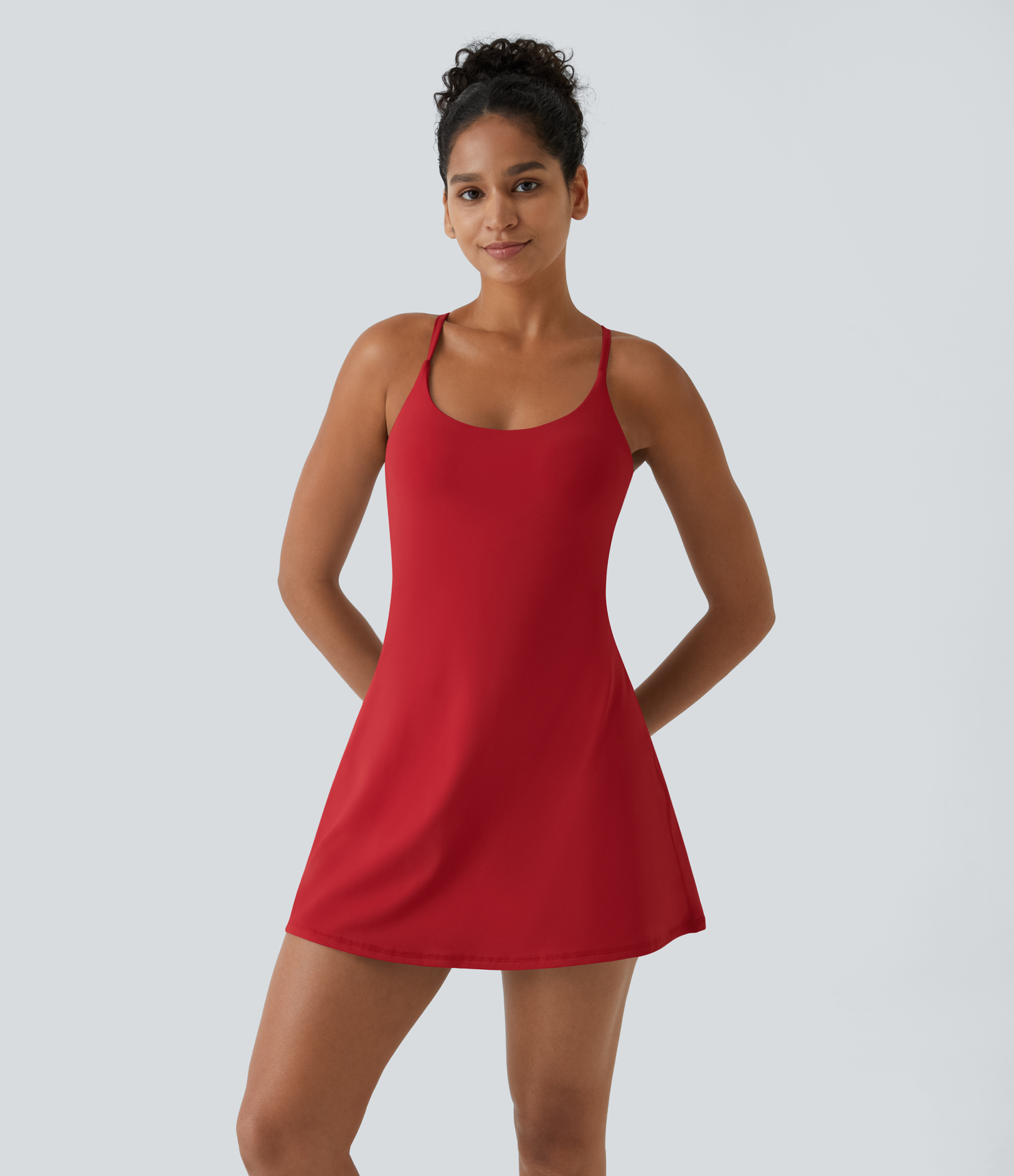Plush Backless Active Dress-Easy Peezy Edition