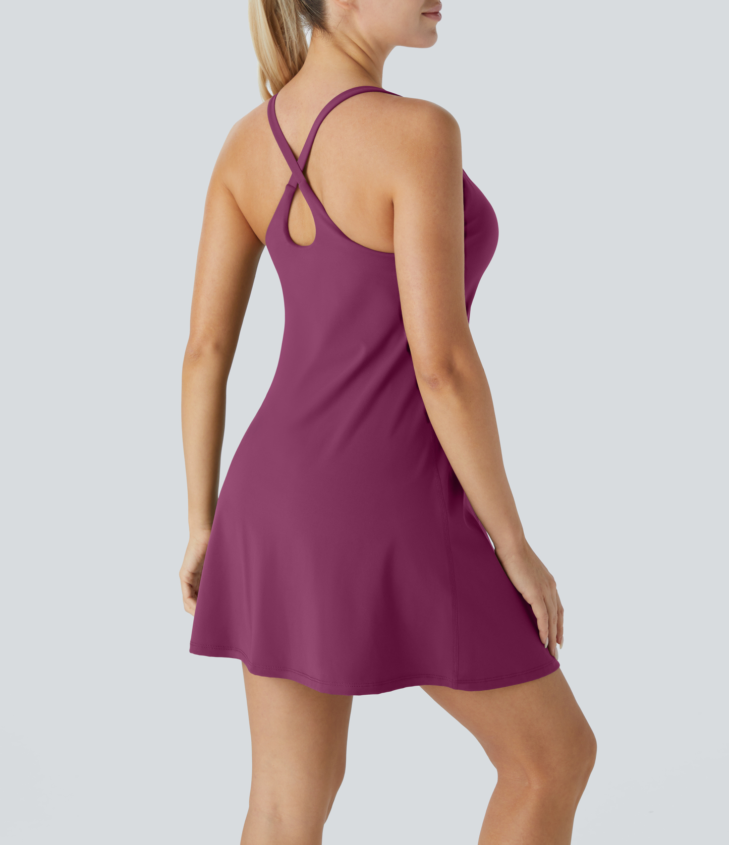 Plush 2-in-1 Pocket Mini Active Dress-D/DD/DDD/F Cups