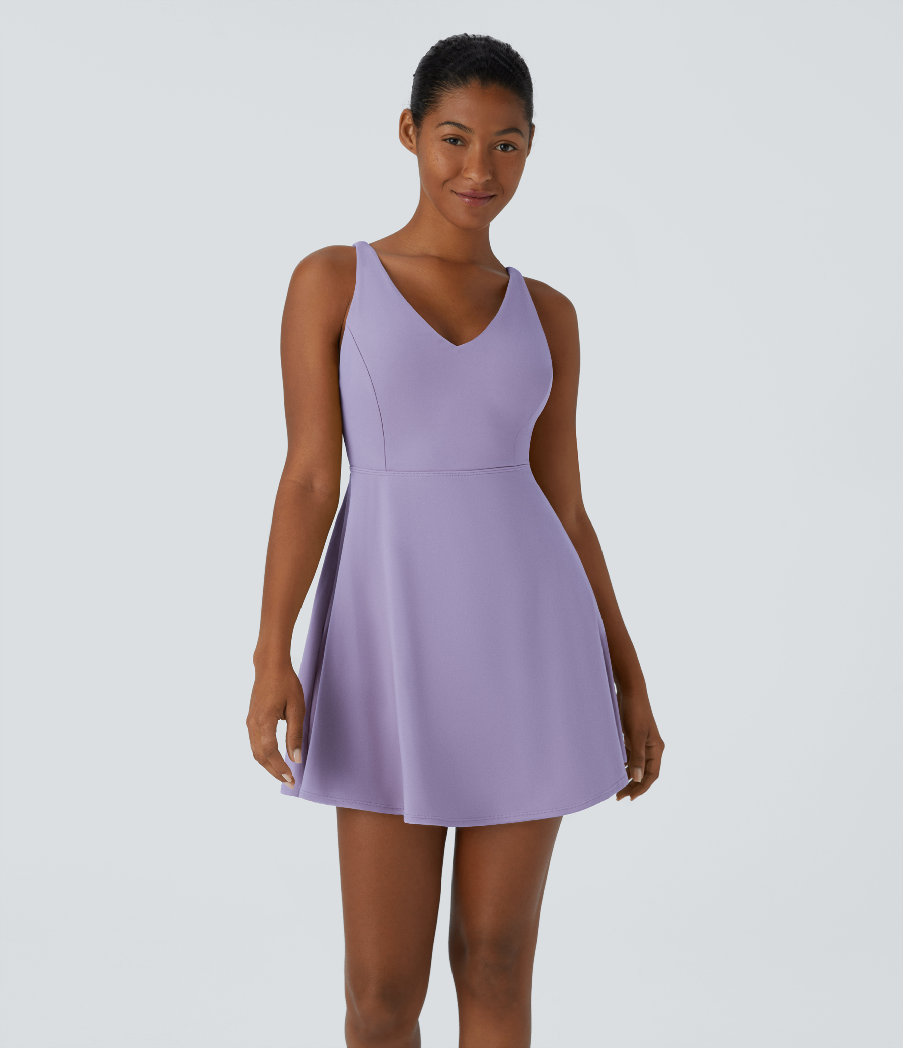 Plush 2-Piece Pocket Dance Active Dress