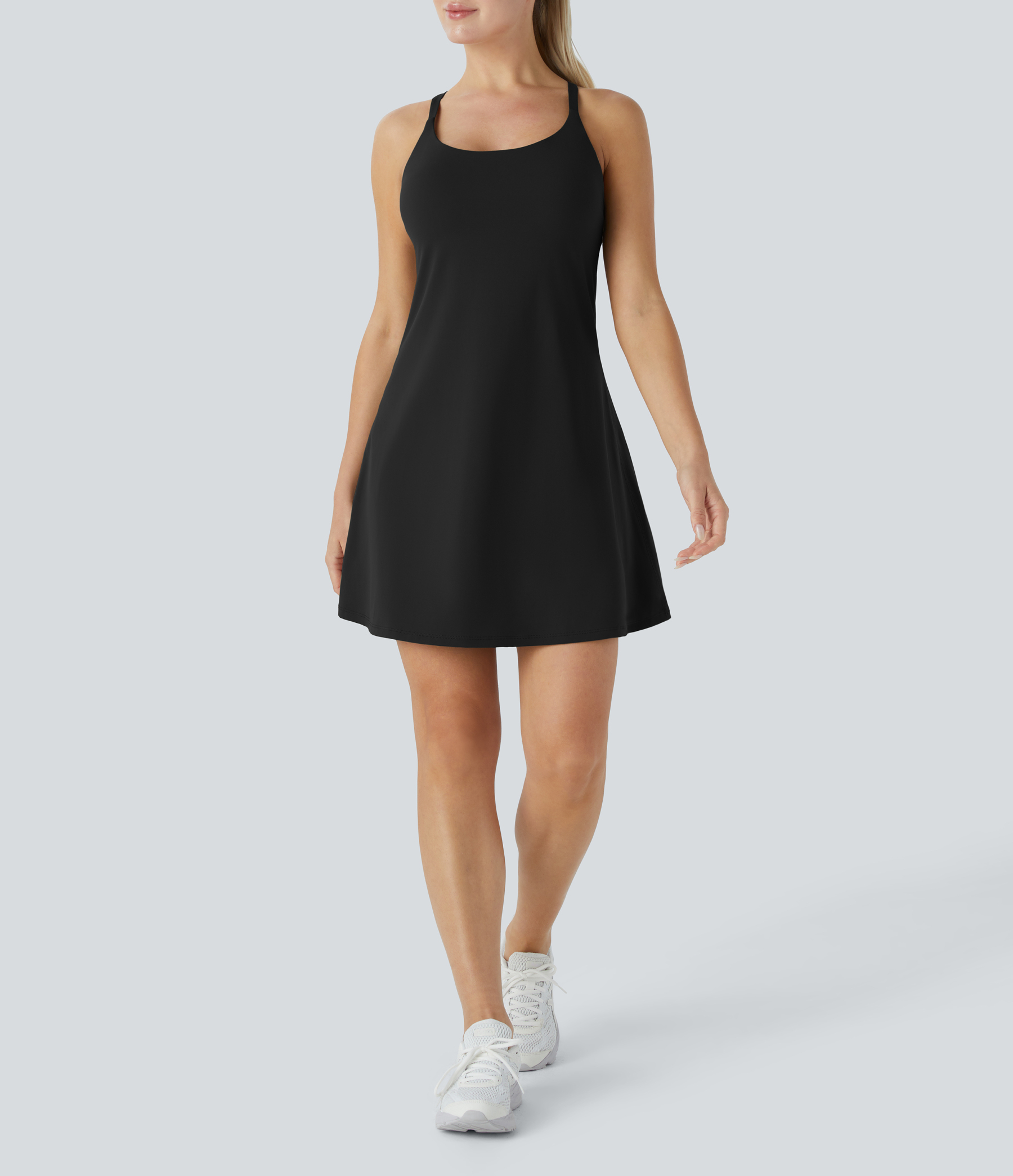 Plush 2-in-1 Pocket Mini Active Dress-D/DD/DDD/F Cups