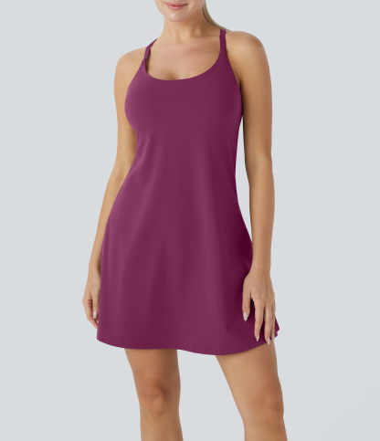 Plush 2-in-1 Pocket Mini Active Dress-D/DD/DDD/F Cups