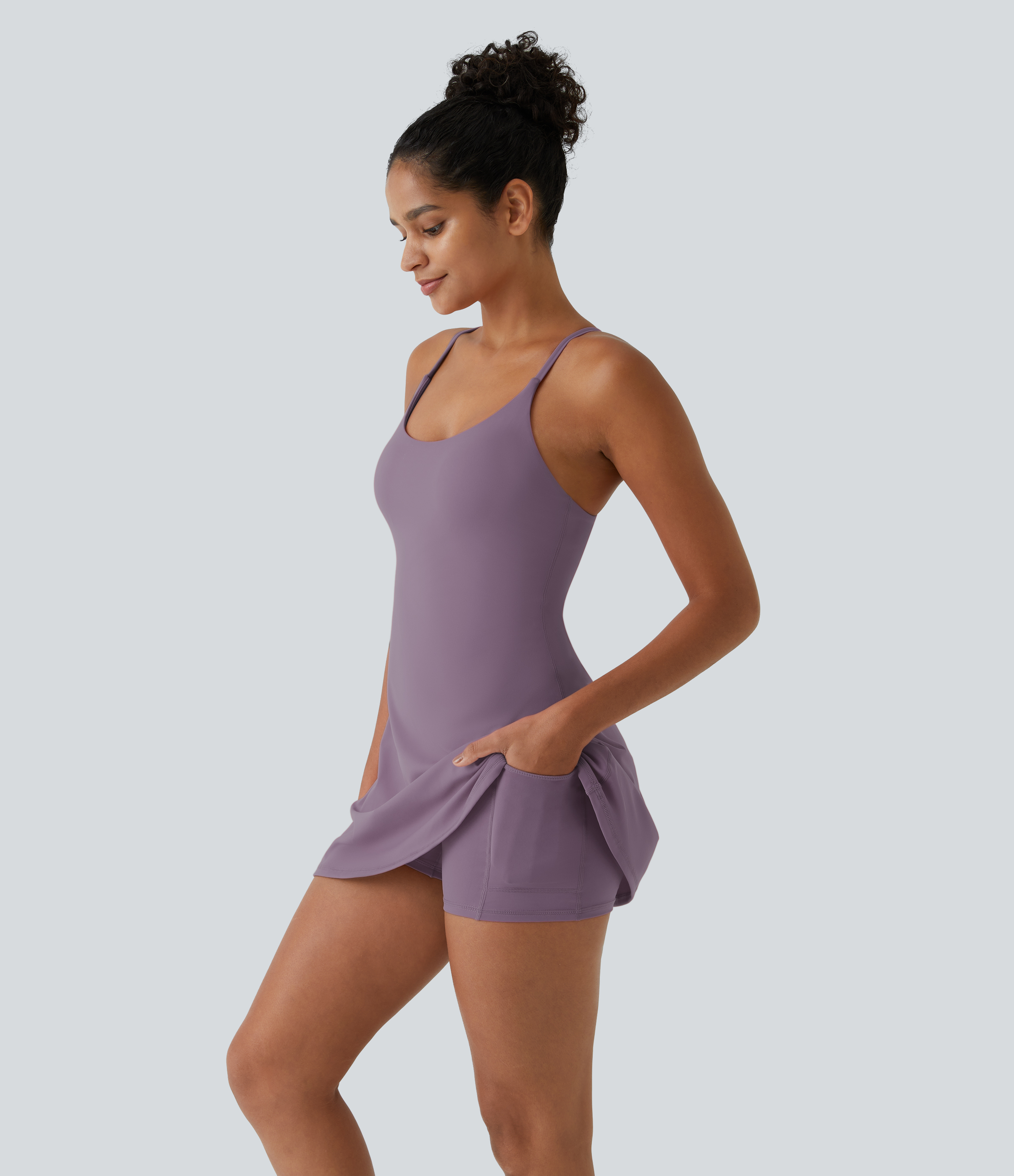 Plush Backless Active Dress-Easy Peezy Edition