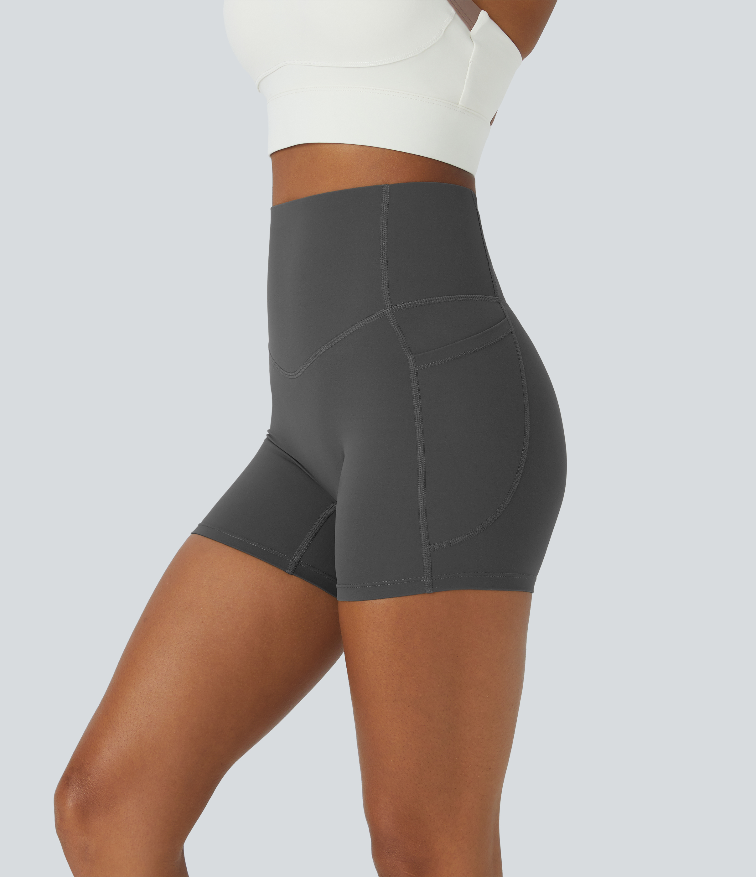 Halara UltraSculpt™ SoCinched High Waisted Tummy Control Side Pocket S