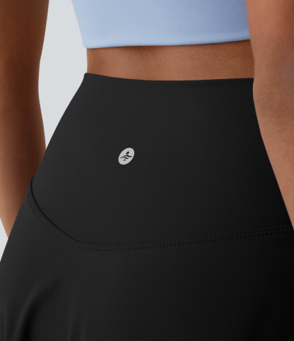 Airy Crossover 2-in-1 Side Pocket Cool Touch Mini Tennis Skirt-Lucid-UPF50+