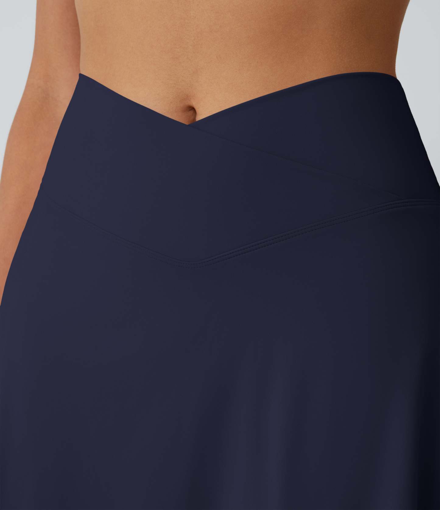 Airy Crossover Pocket 2-in-1 Cool Touch Tennis Skirt-Lucid-Longer Length-UPF50+