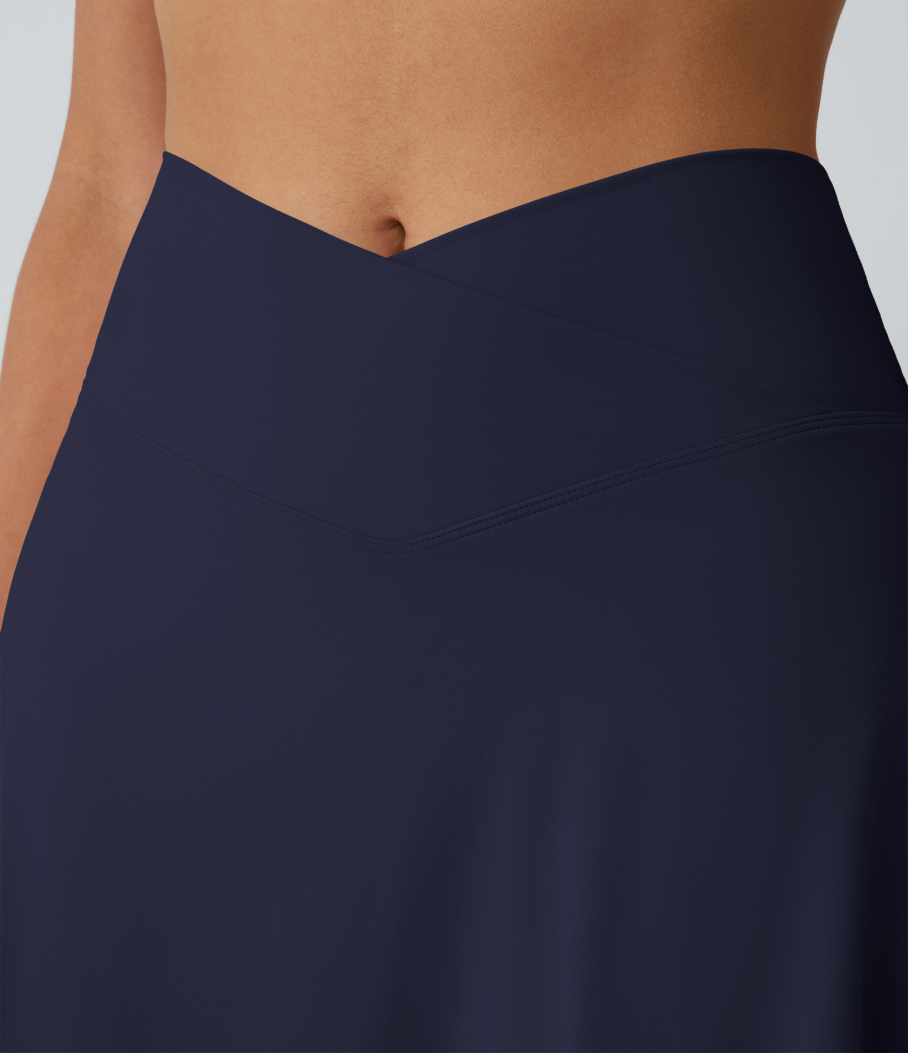 Airy Crossover Pocket 2-in-1 Cool Touch Tennis Skirt-Lucid-Longer Length-UPF50+