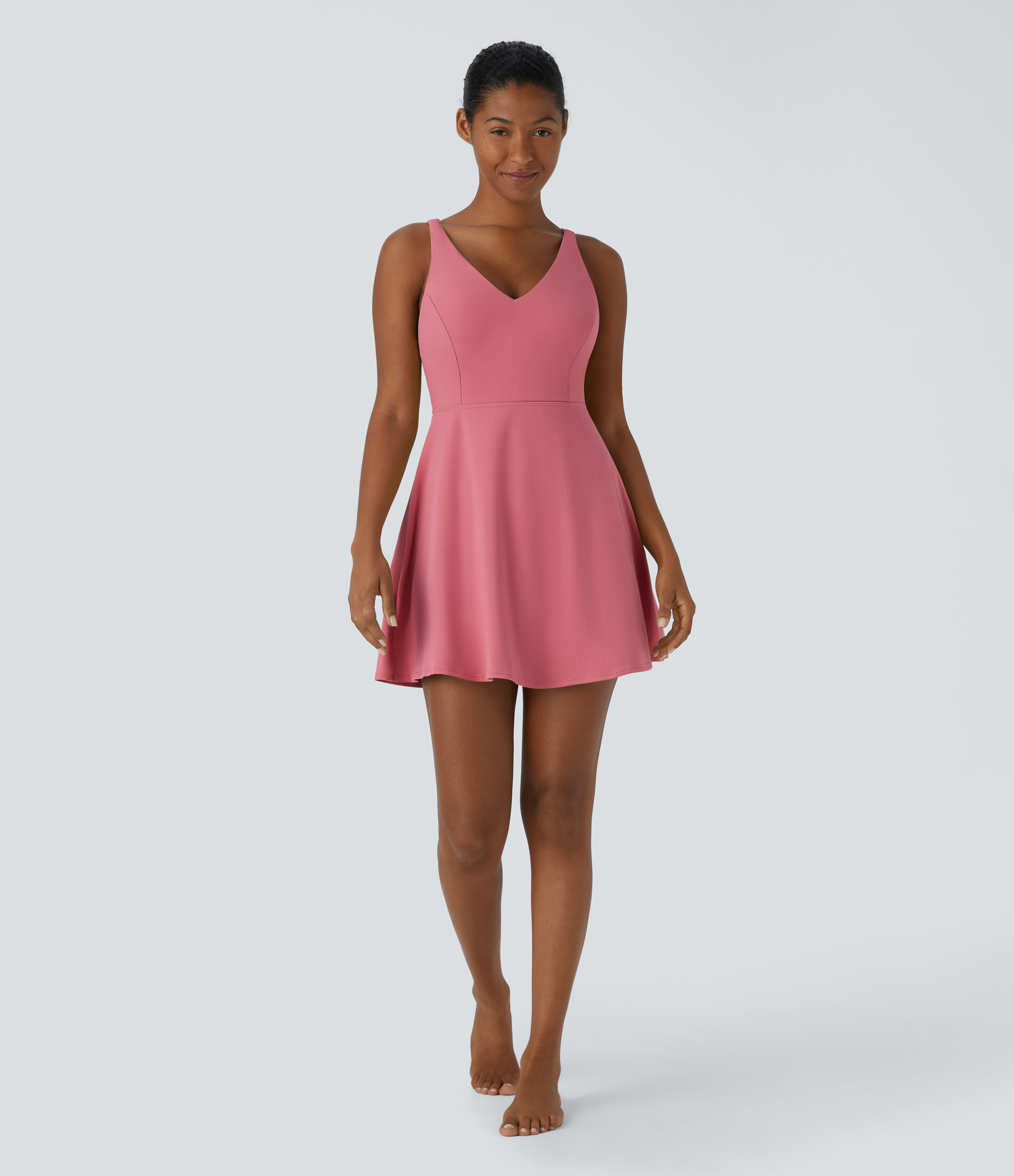 Plush 2-Piece Pocket Dance Active Dress