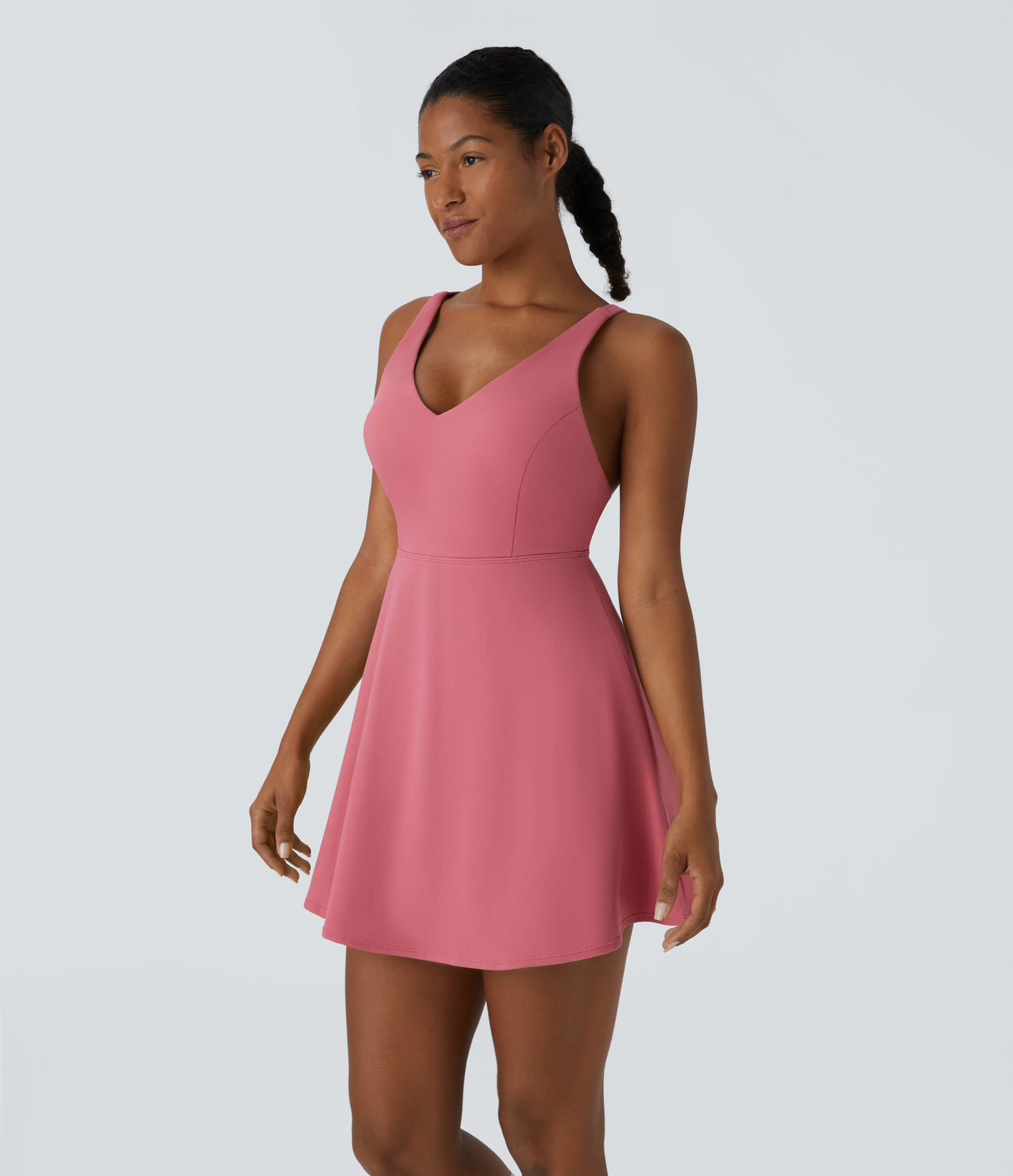 Plush 2-Piece Pocket Dance Active Dress