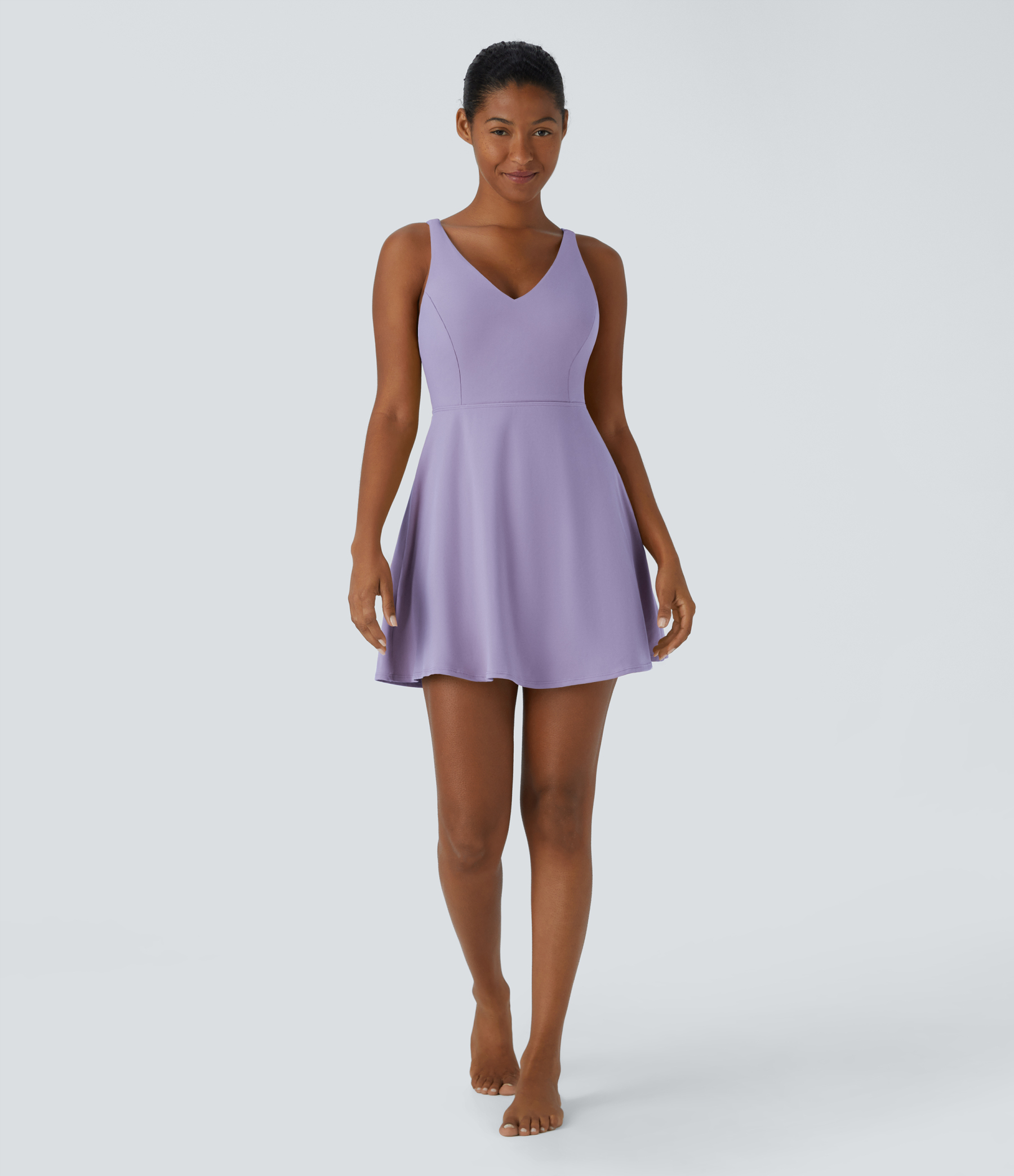 Plush 2-Piece Pocket Dance Active Dress