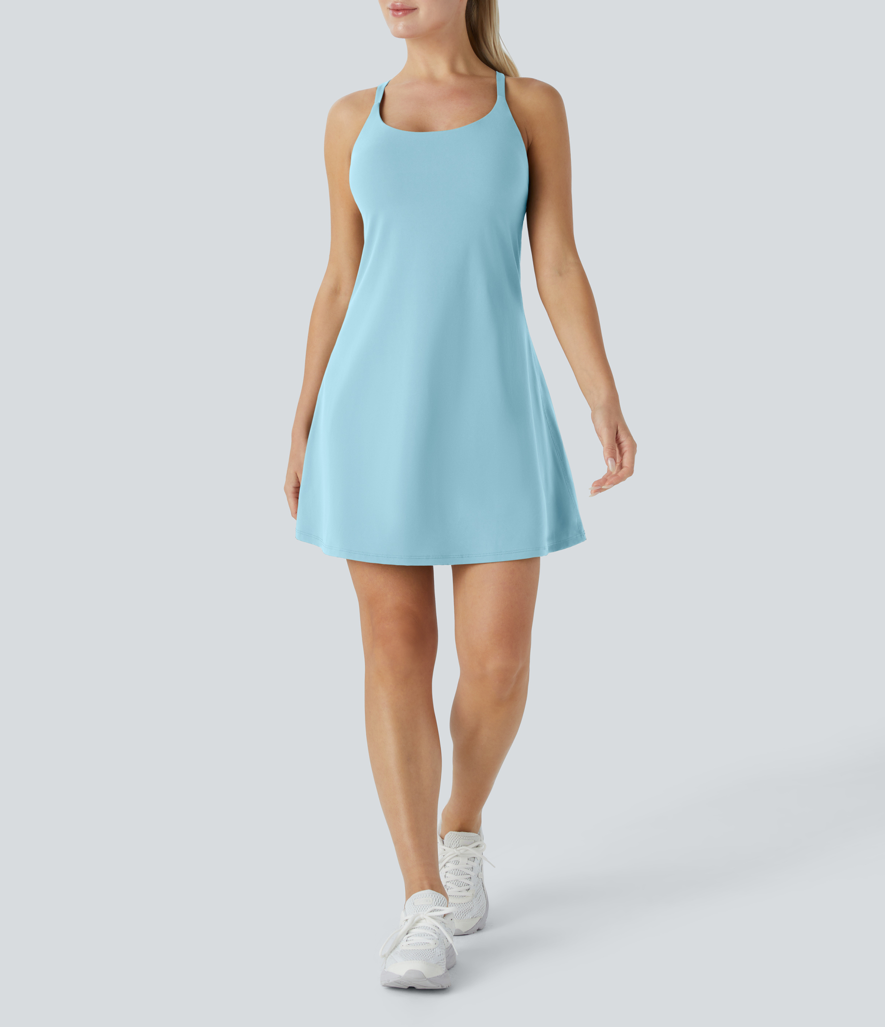 Plush 2-in-1 Pocket Mini Active Dress-D/DD/DDD/F Cups