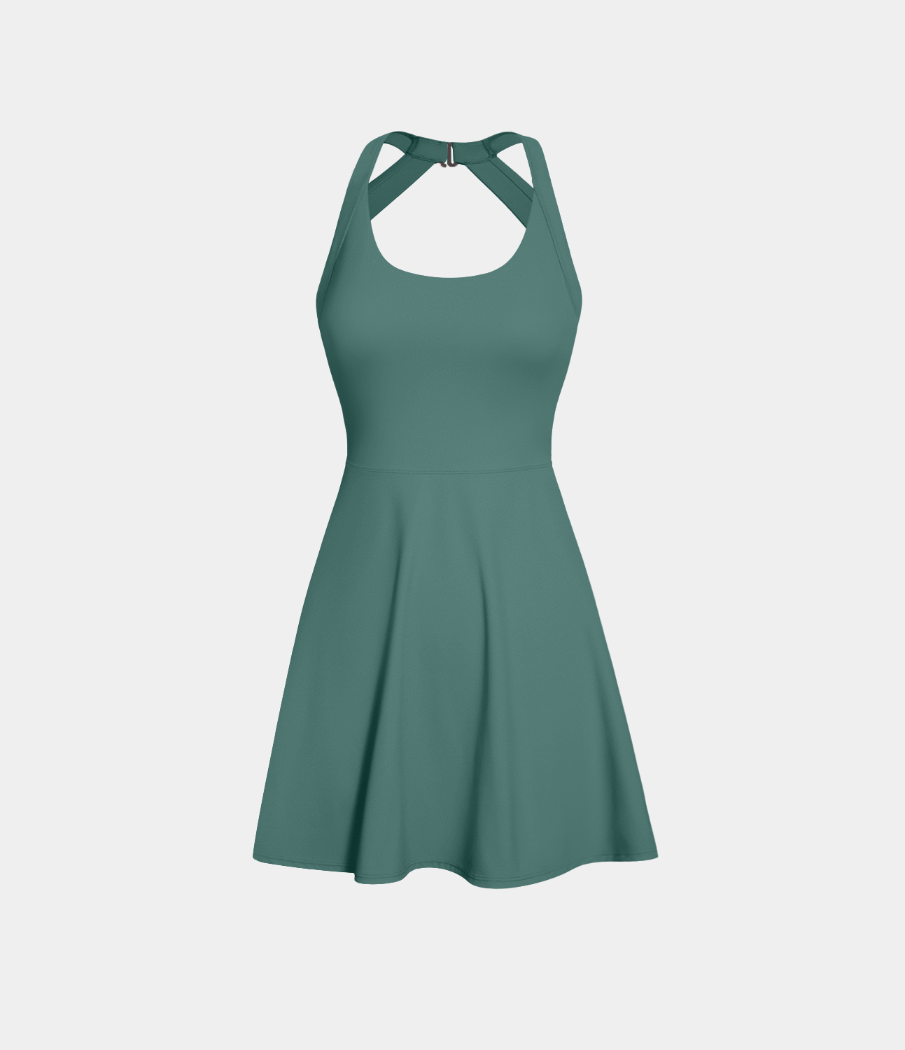 Airy Backless Twisted Cool Touch Dance Active Dress-Easy Peezy Edition