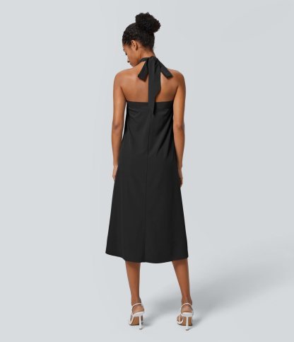 High Waisted Wrapped Tie Back Quick Dry Skirt