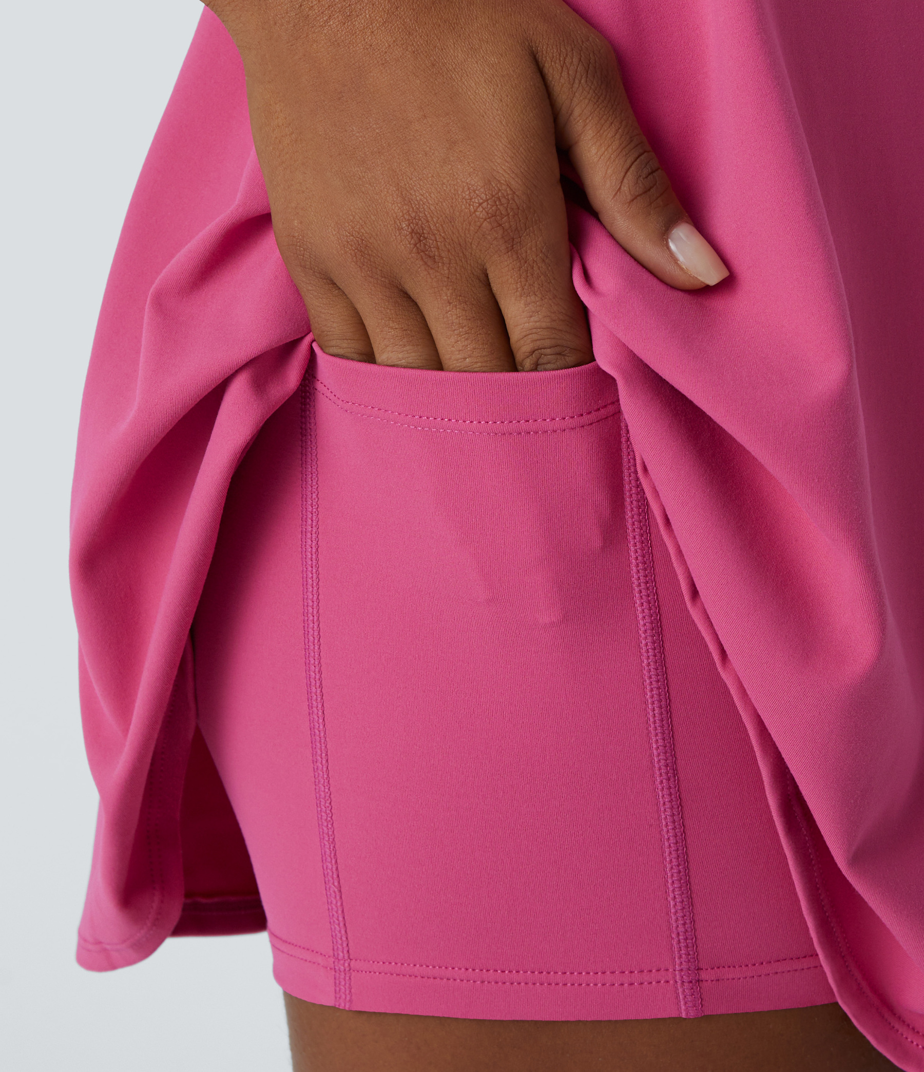 Plush 2-Piece Pocket Dance Active Dress