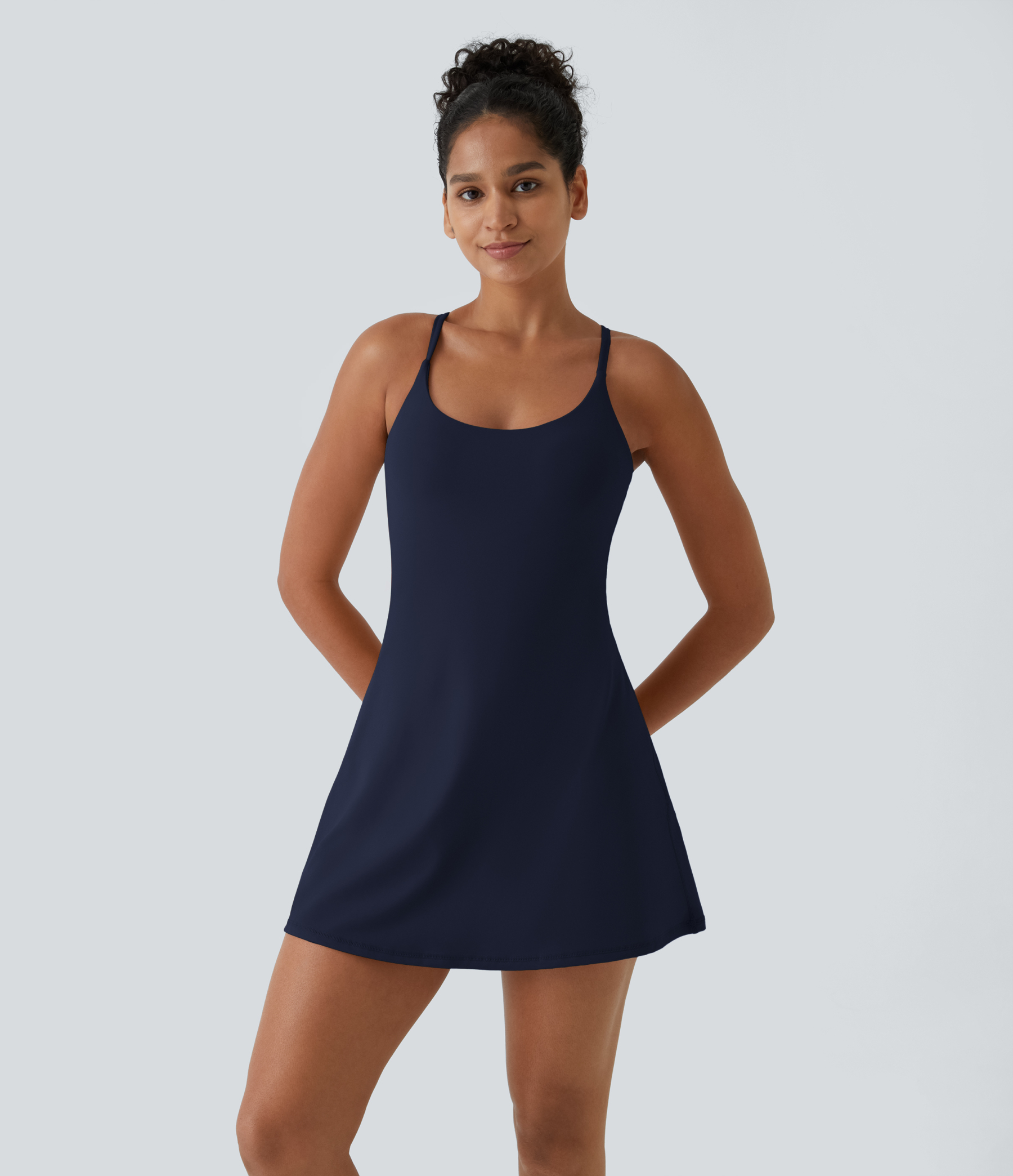 Plush Backless Active Dress-Easy Peezy Edition