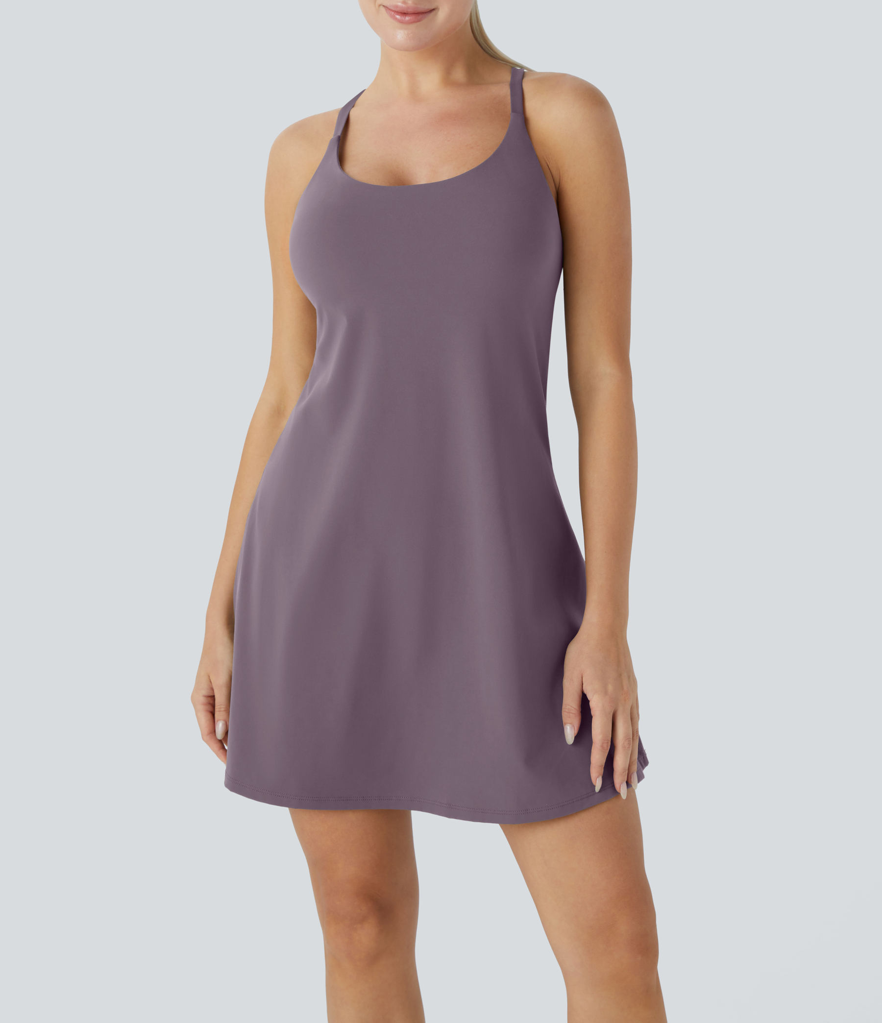 Plush 2-in-1 Pocket Mini Active Dress-D/DD/DDD/F Cups