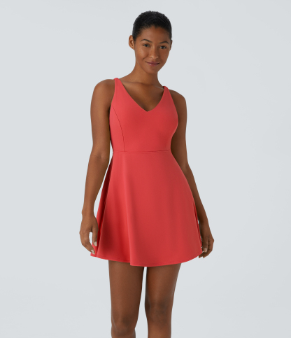 Plush 2-Piece Pocket Dance Active Dress
