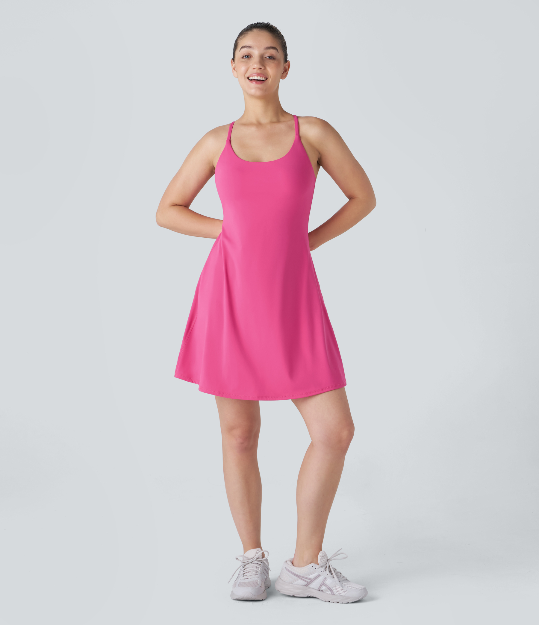 Plush Backless Active Dress-Longer Length-Easy Peezy Edition