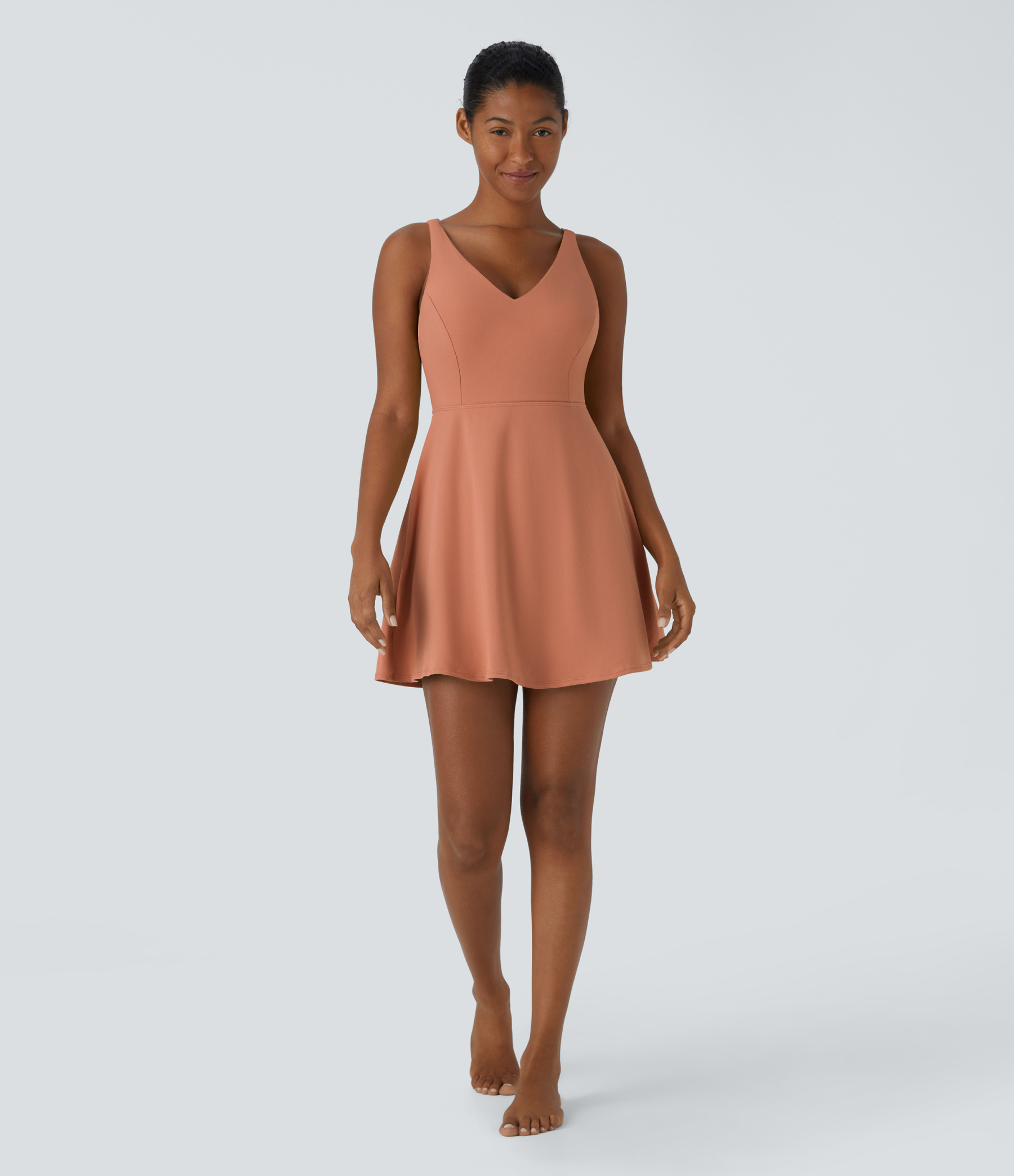Plush 2-Piece Pocket Dance Active Dress