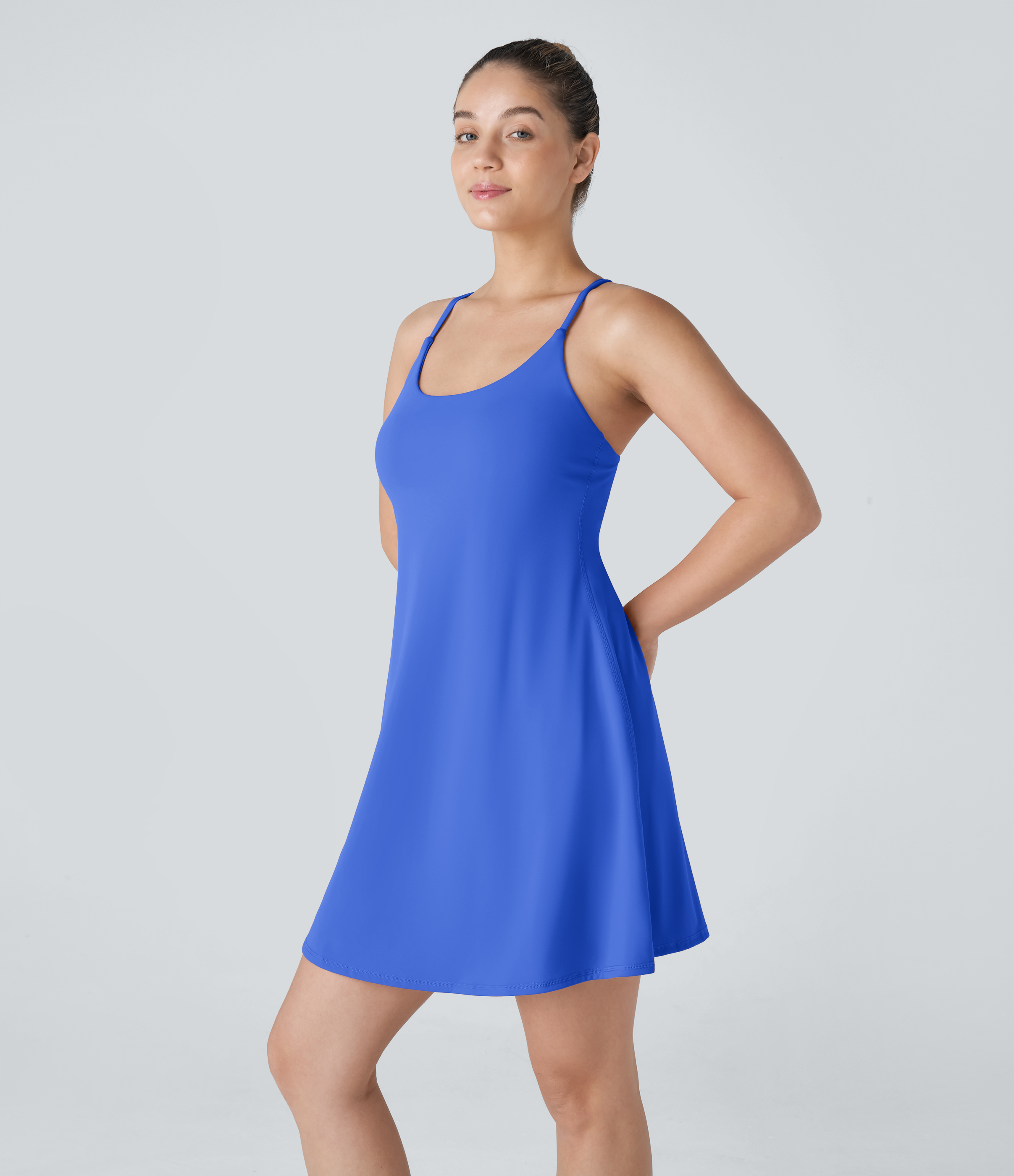 Plush Backless Active Dress-Longer Length-Easy Peezy Edition