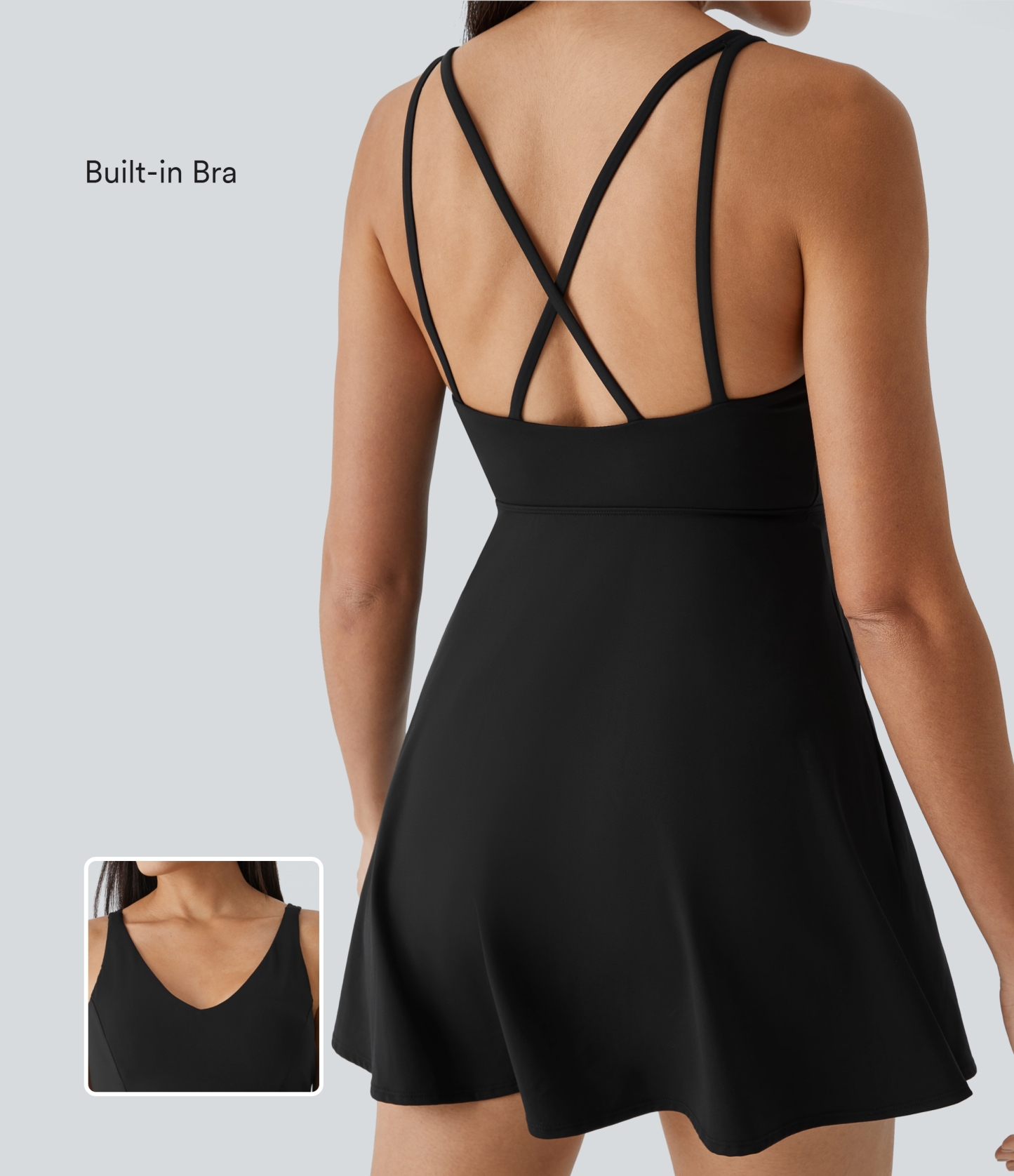 Plush 2-Piece Pocket Dance Active Dress