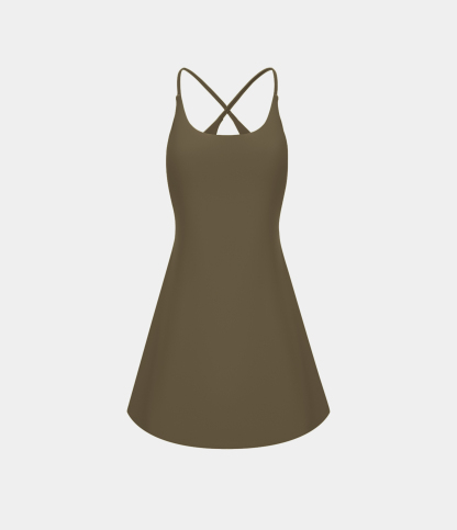 Plush Backless Active Dress-Easy Peezy Edition